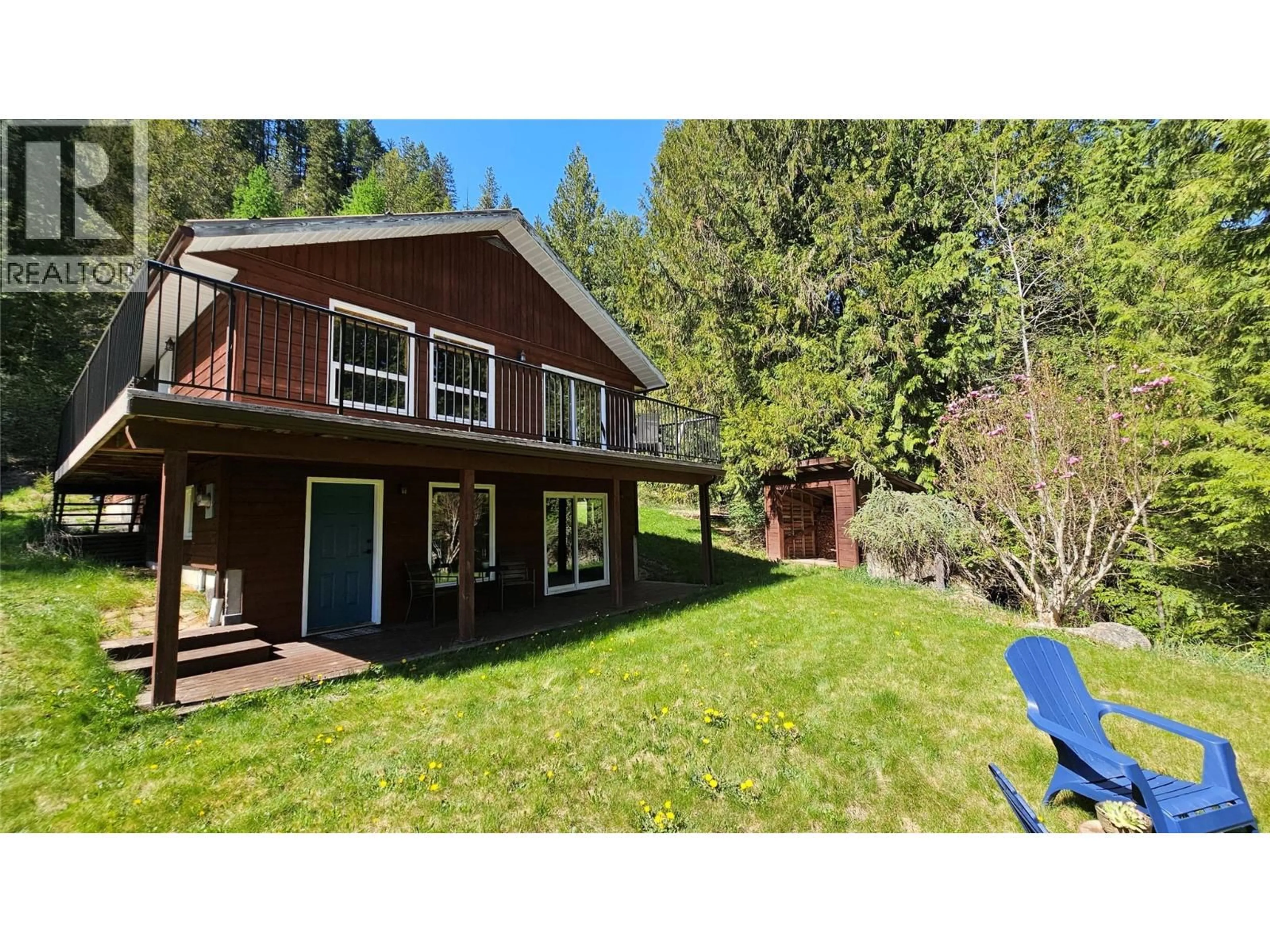 A pic from outside/outdoor area/front of a property/back of a property/a pic from drone, unknown for 5949 SLOCAN RIVER ROAD, Appledale British Columbia V0G2J0