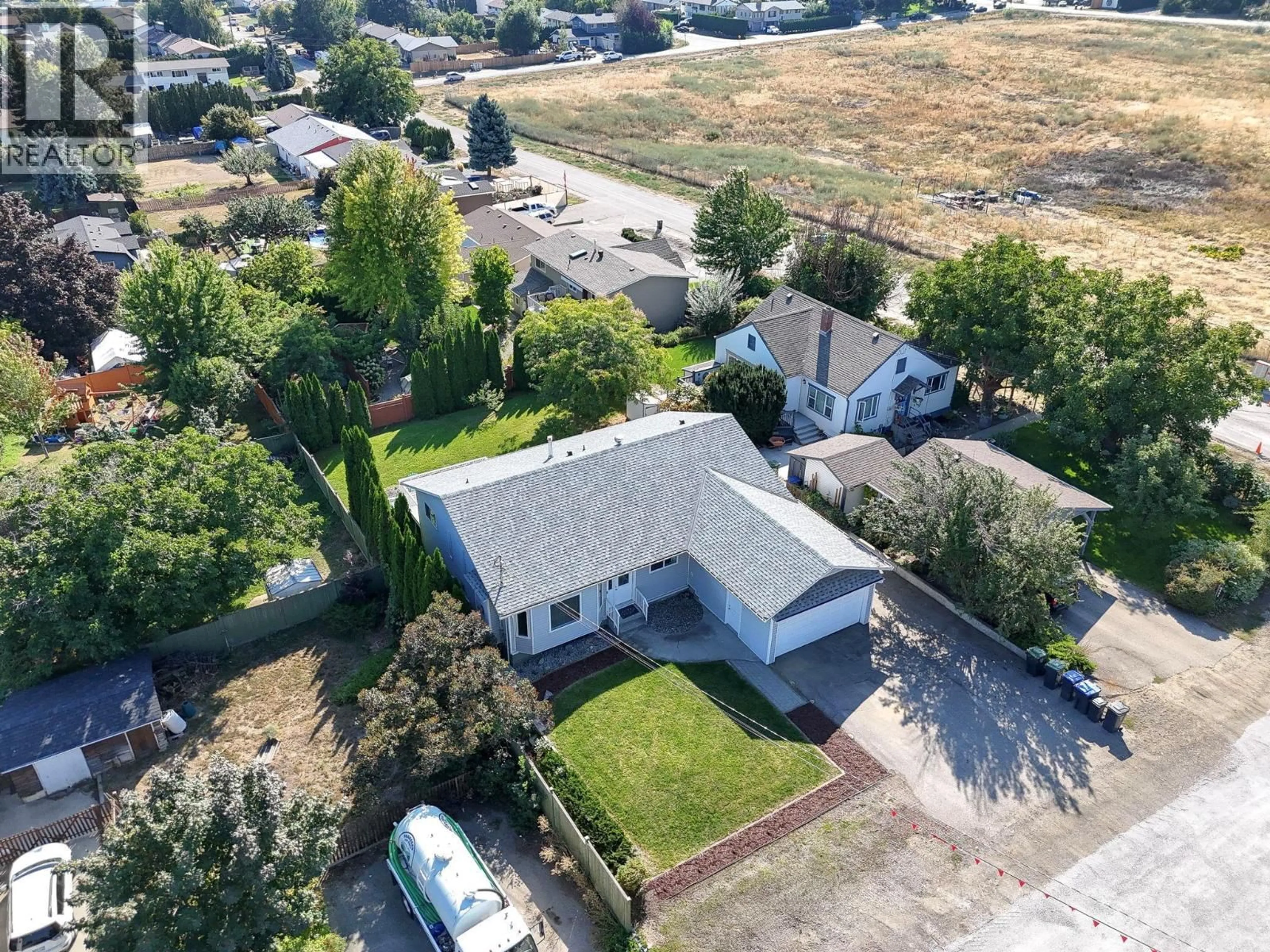 A pic from outside/outdoor area/front of a property/back of a property/a pic from drone, street for 2435 BUTT ROAD, West Kelowna British Columbia V4T1N7