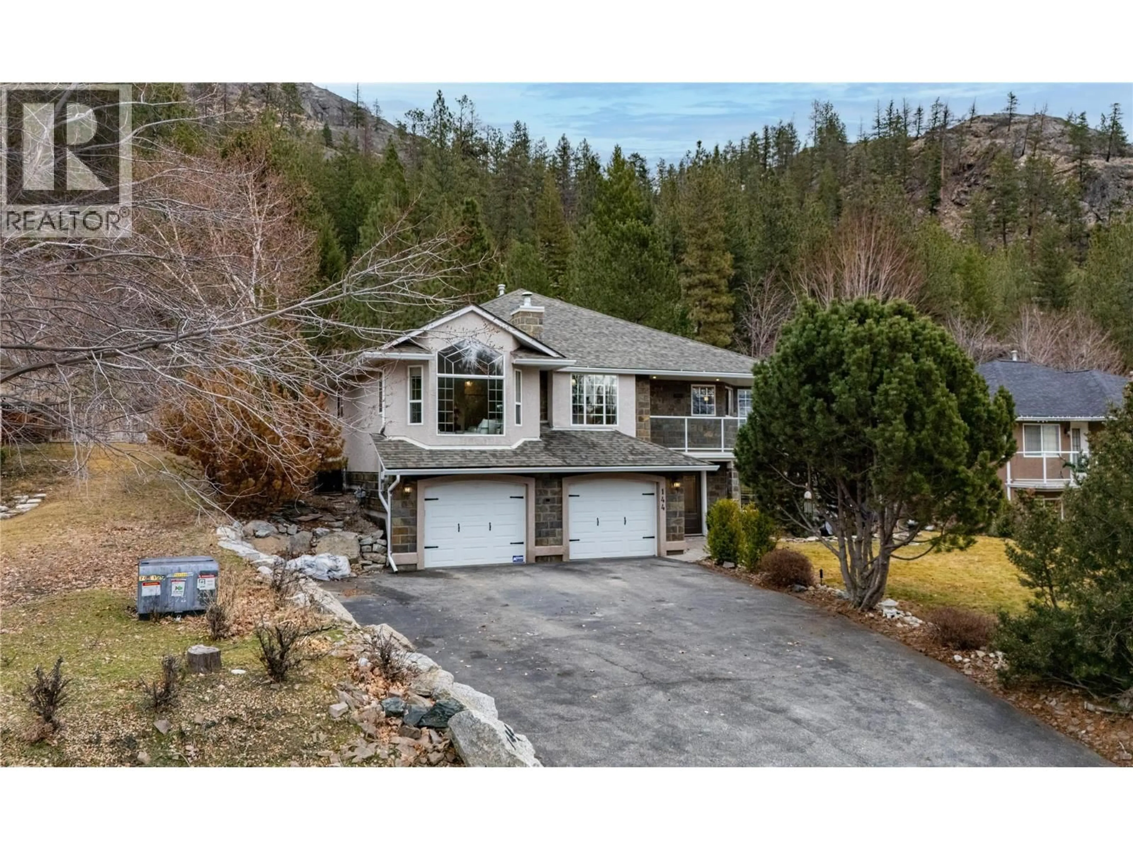 A pic from outside/outdoor area/front of a property/back of a property/a pic from drone, unknown for 144 CHRISTIE MOUNTAIN LANE, Okanagan Falls British Columbia V0H1R3