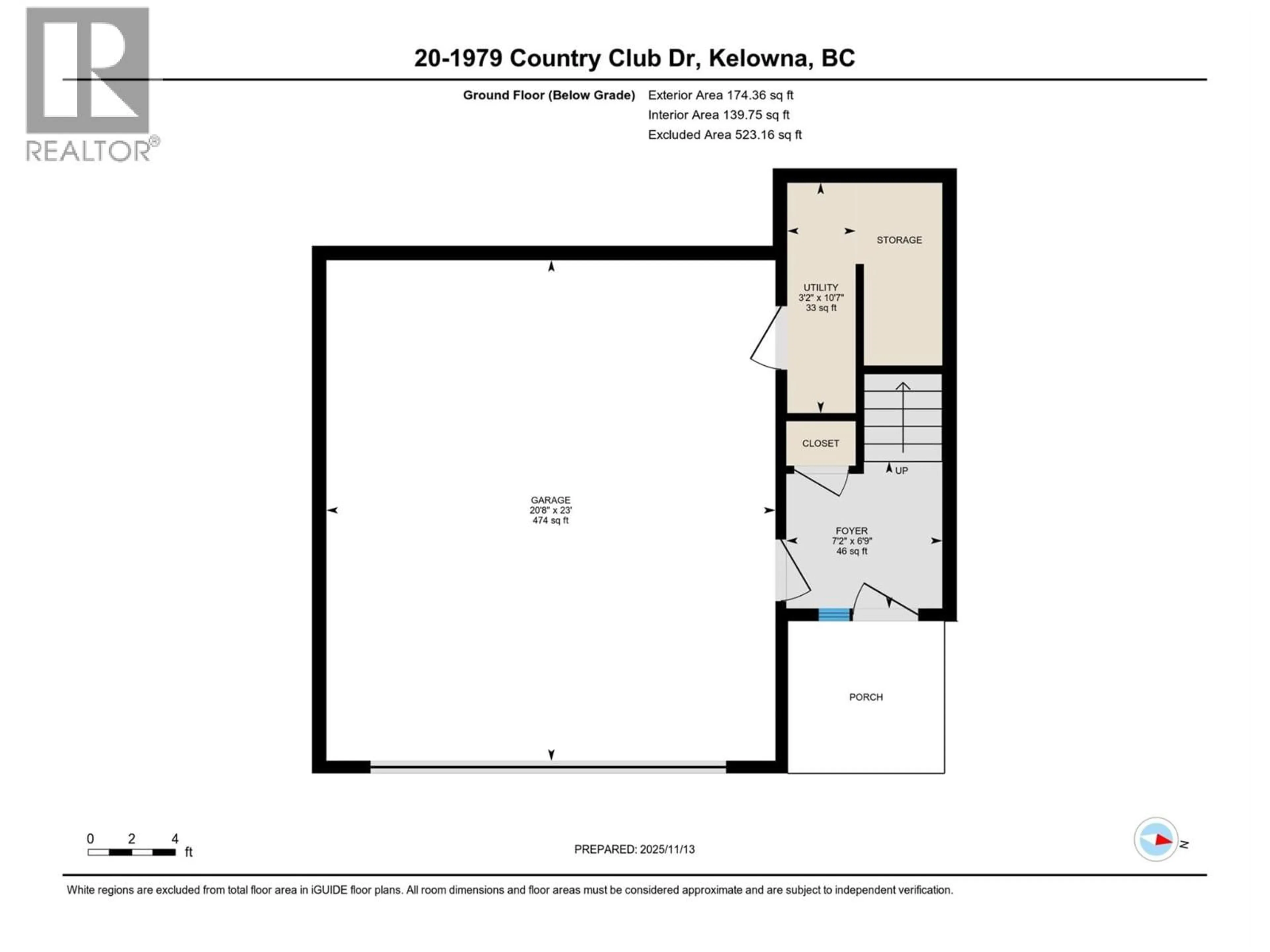 Floor plan for 20 - 1979 COUNTRY CLUB DRIVE, Kelowna British Columbia V1V0H6