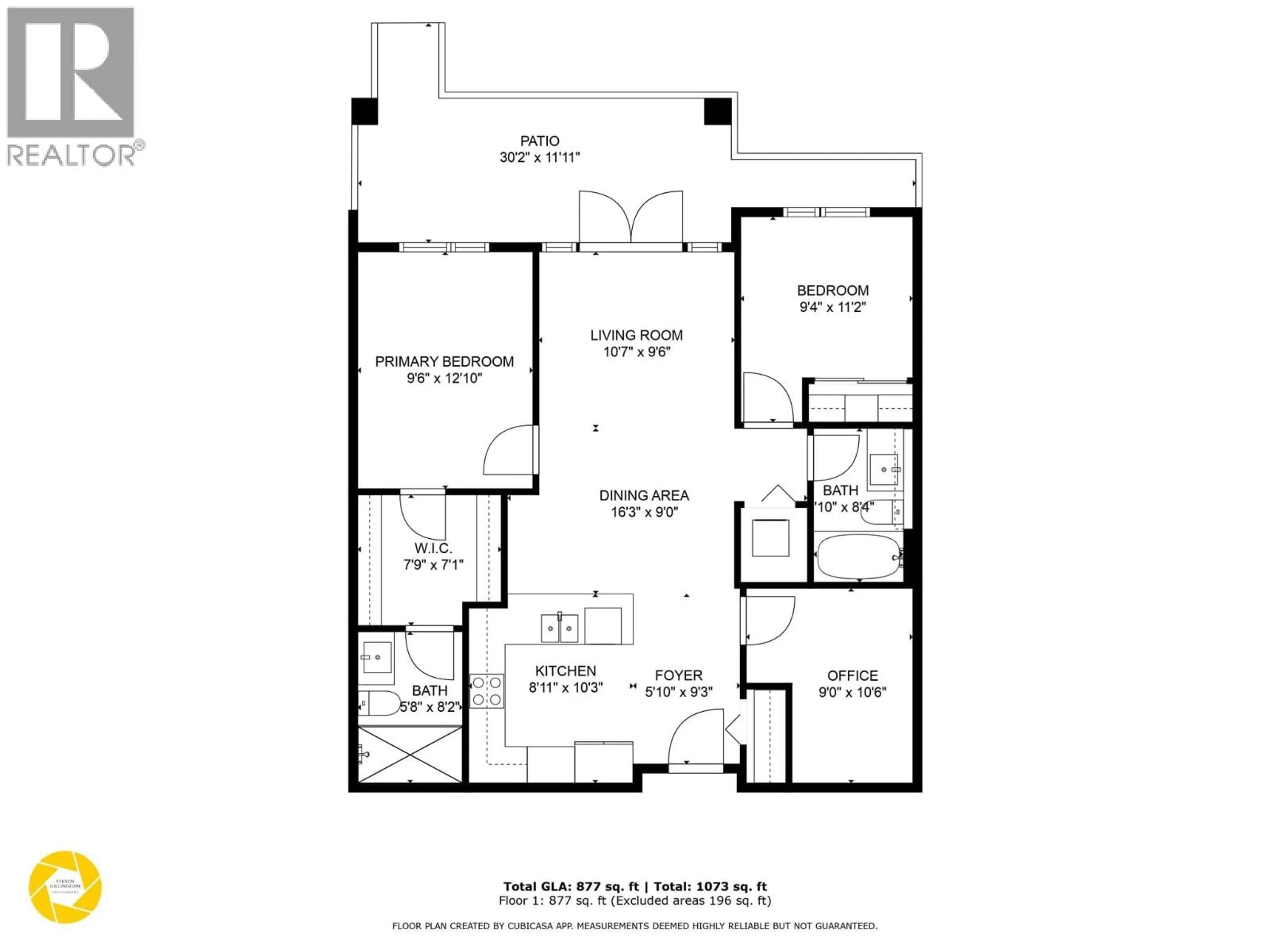 Floor plan for 114 - 885 UNIVERSITY DRIVE, Kamloops British Columbia V2C0K2
