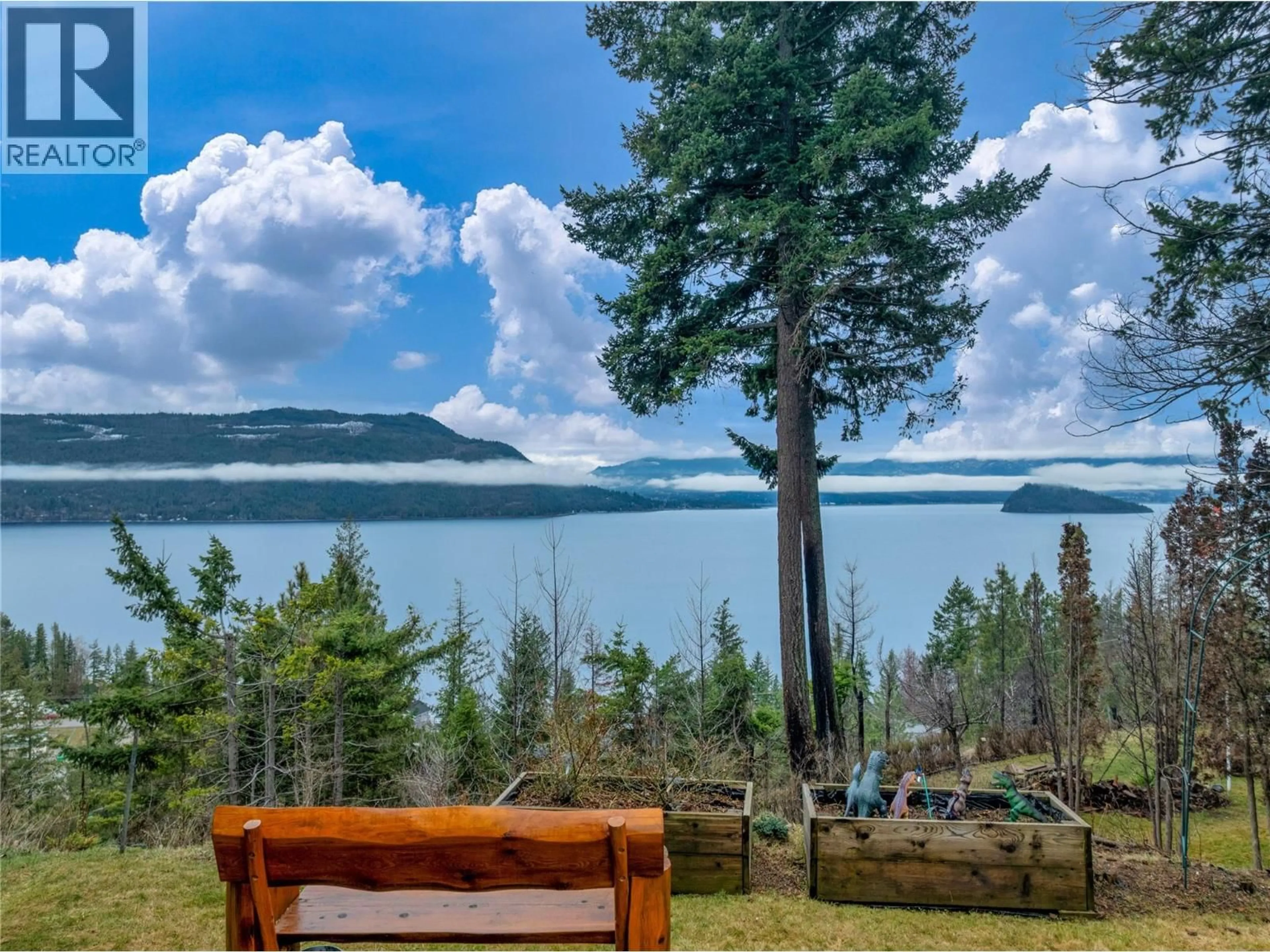 A pic from outside/outdoor area/front of a property/back of a property/a pic from drone, water/lake/river/ocean view for 5305 MEADOW CREEK CRESCENT, Celista British Columbia V0E1M6