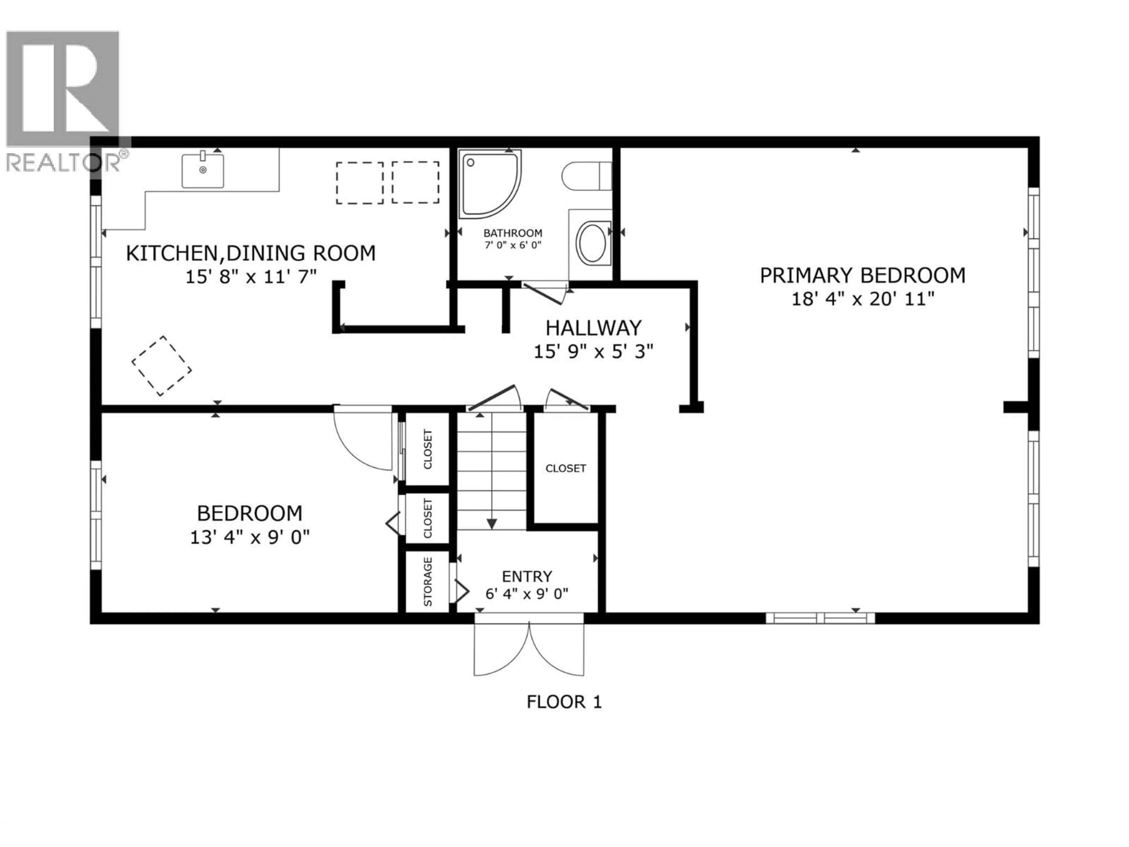 Floor plan for 422 RUTLAND ROAD SOUTH, Kelowna British Columbia V1X3A1