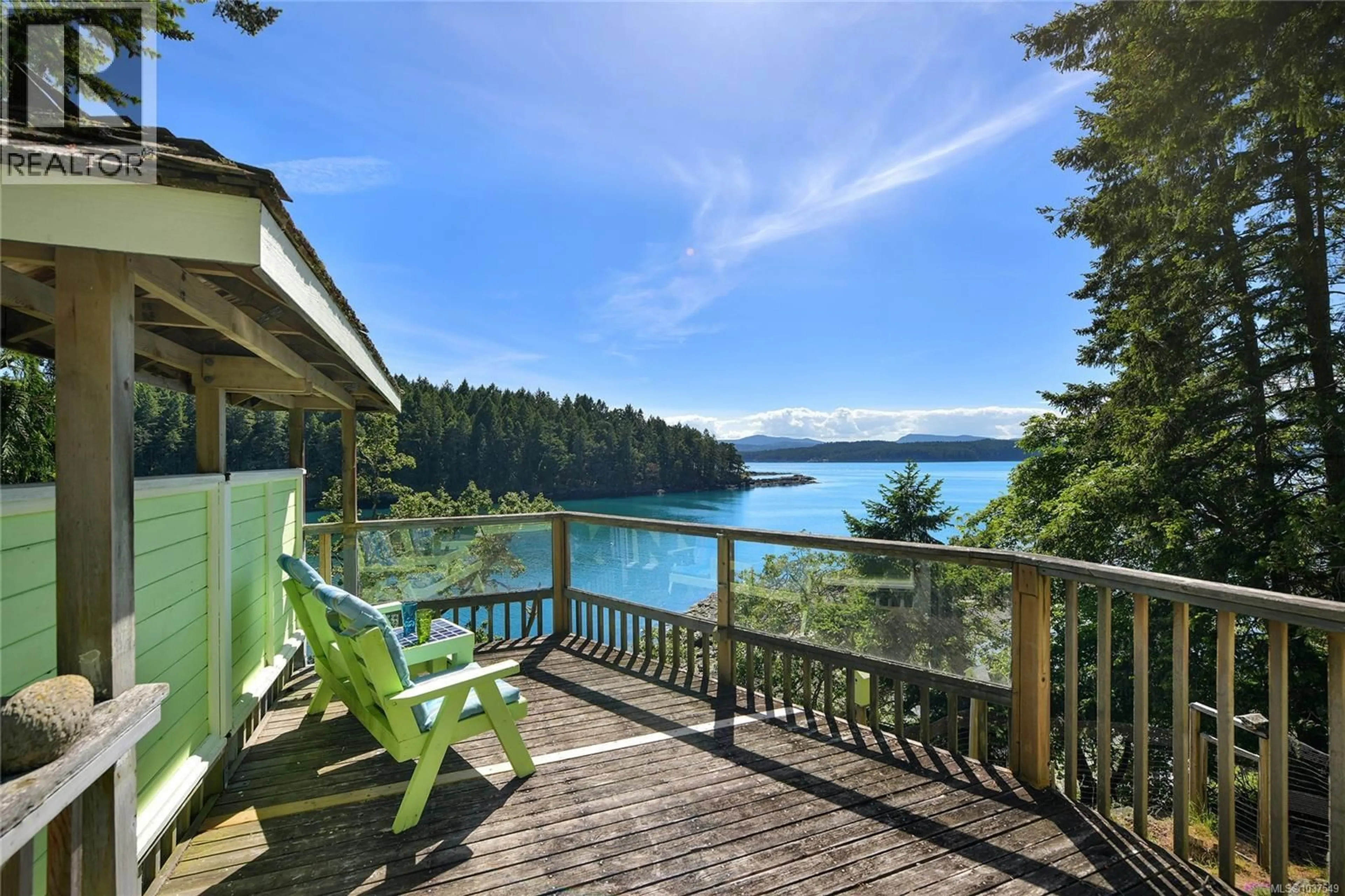Patio, water/lake/river/ocean view for 248 LEIGHTON LANE, Mayne Island British Columbia V0N2J2