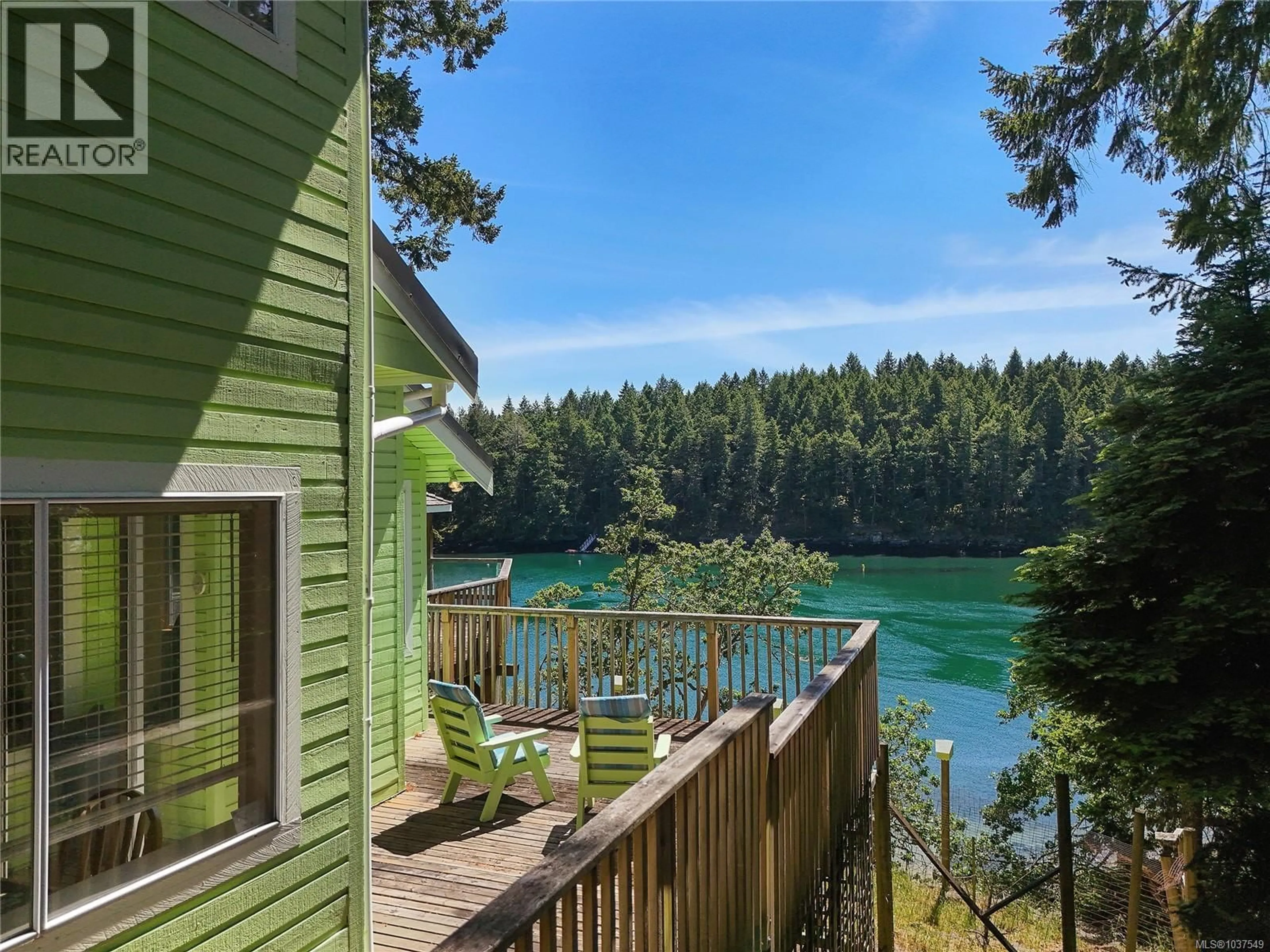 Patio, water/lake/river/ocean view for 248 LEIGHTON LANE, Mayne Island British Columbia V0N2J2
