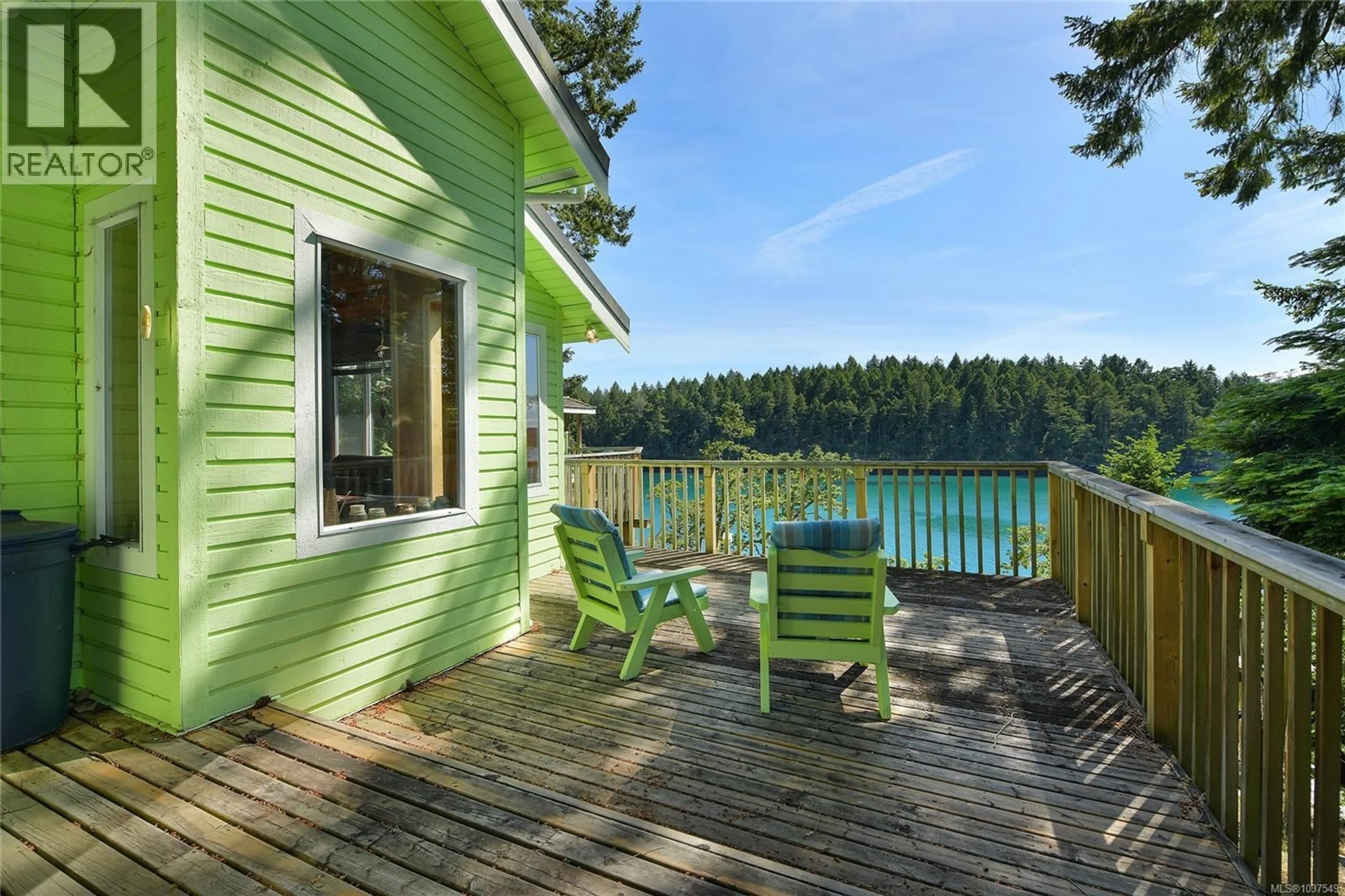 Patio, water/lake/river/ocean view for 248 LEIGHTON LANE, Mayne Island British Columbia V0N2J2