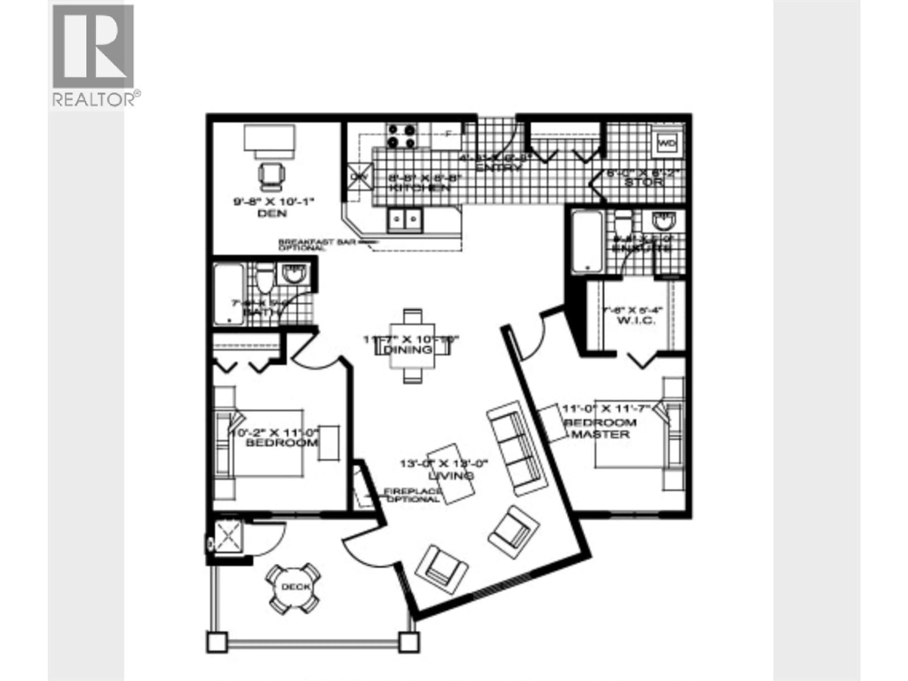 Floor plan for 2318 - 205 THIRD AVENUE, Invermere British Columbia V0A1K7