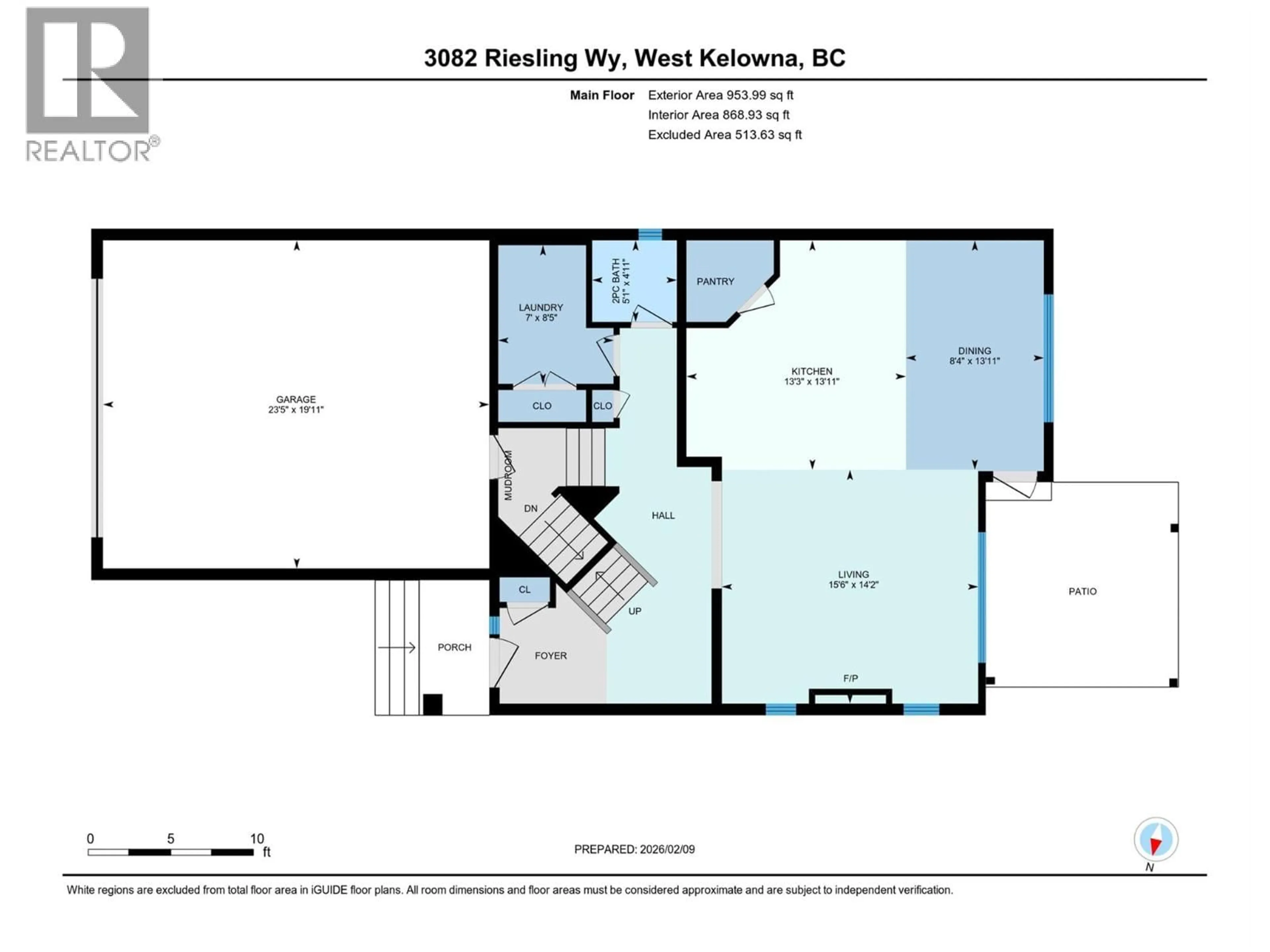 Floor plan for 3082 RIESLING WAY, West Kelowna British Columbia V4T3M7