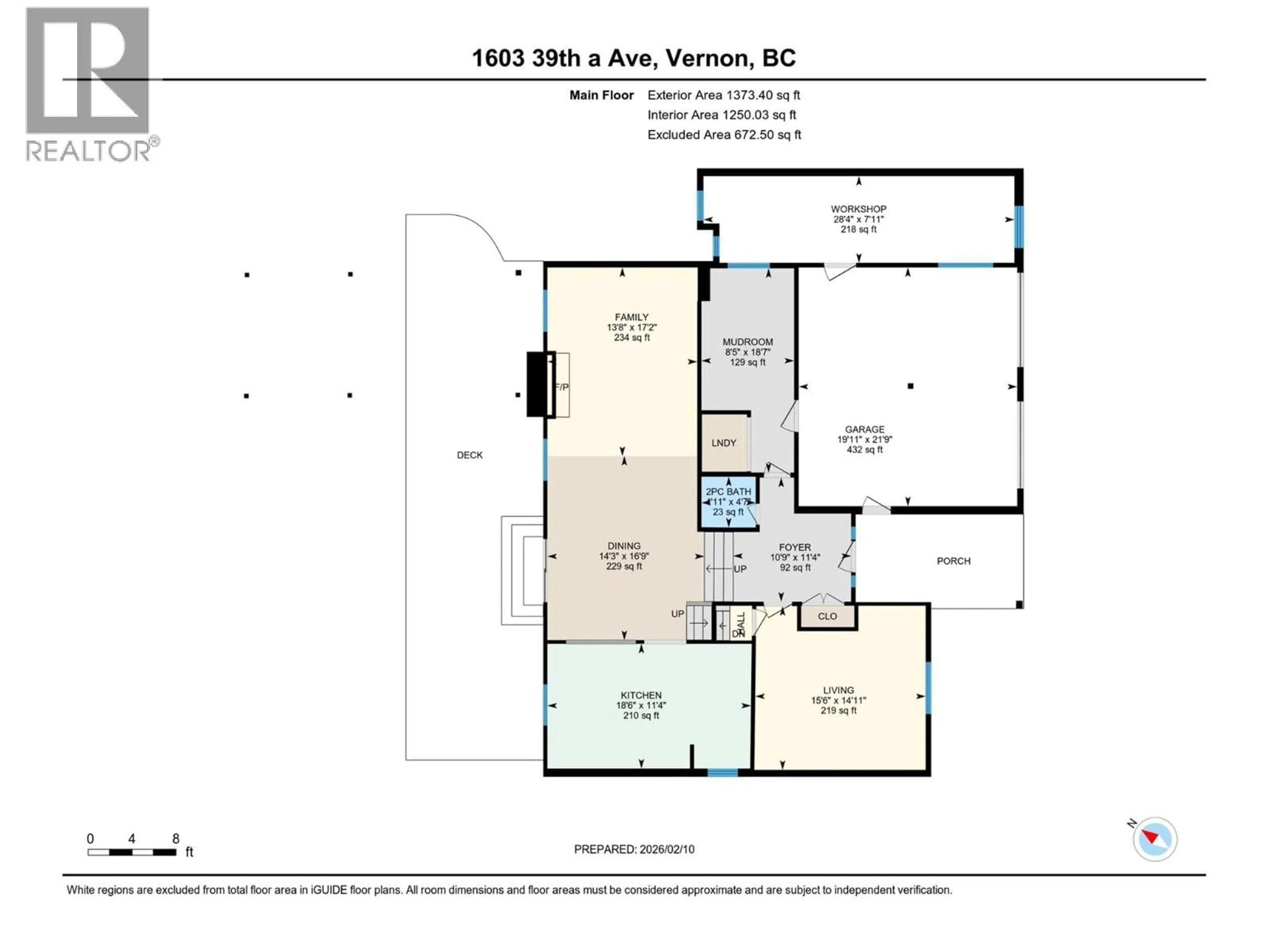 Floor plan for 1603 39A AVENUE, Vernon British Columbia V1T7S3