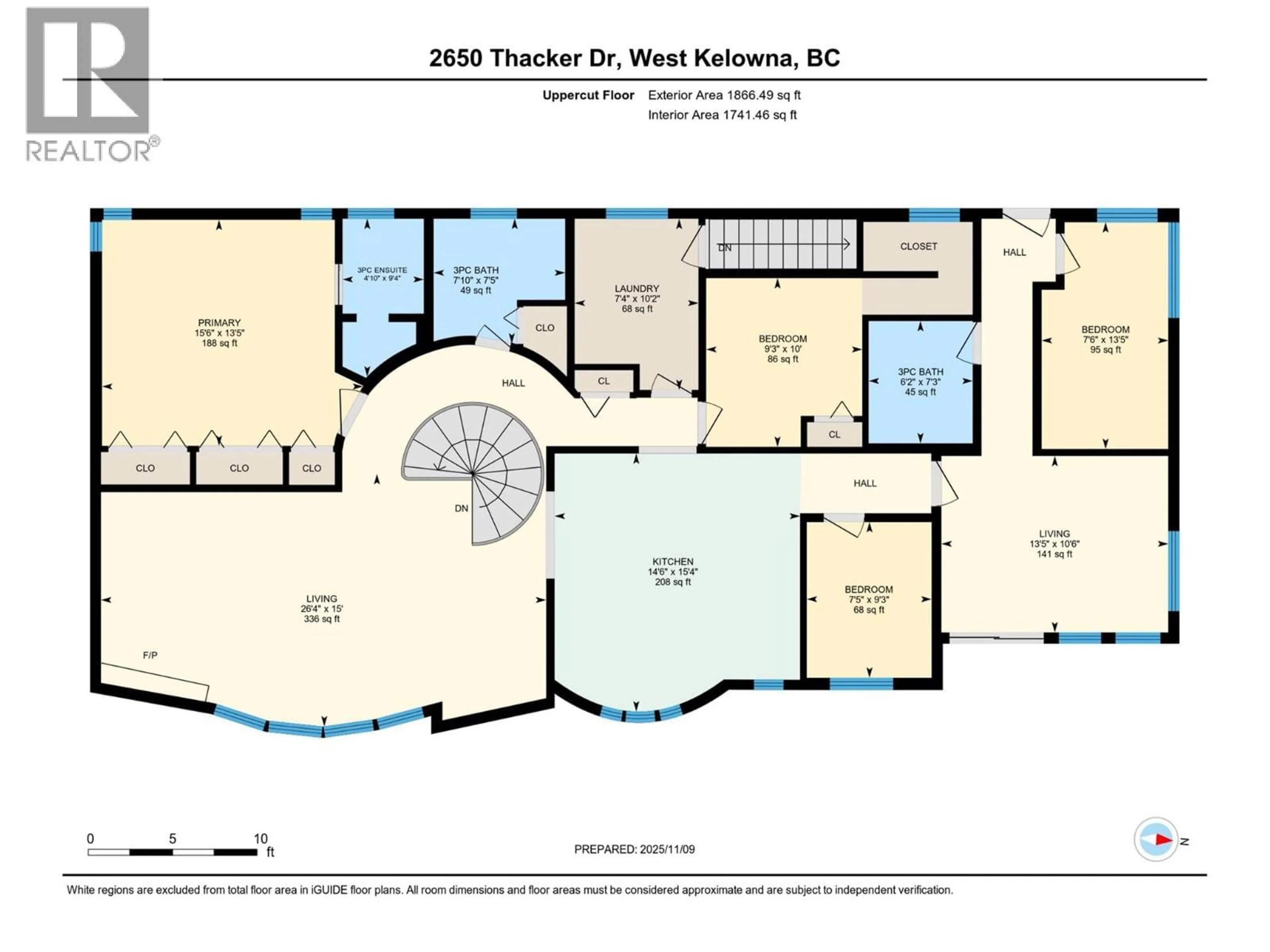 Floor plan for 2650 THACKER DRIVE, West Kelowna British Columbia V1Z1W3