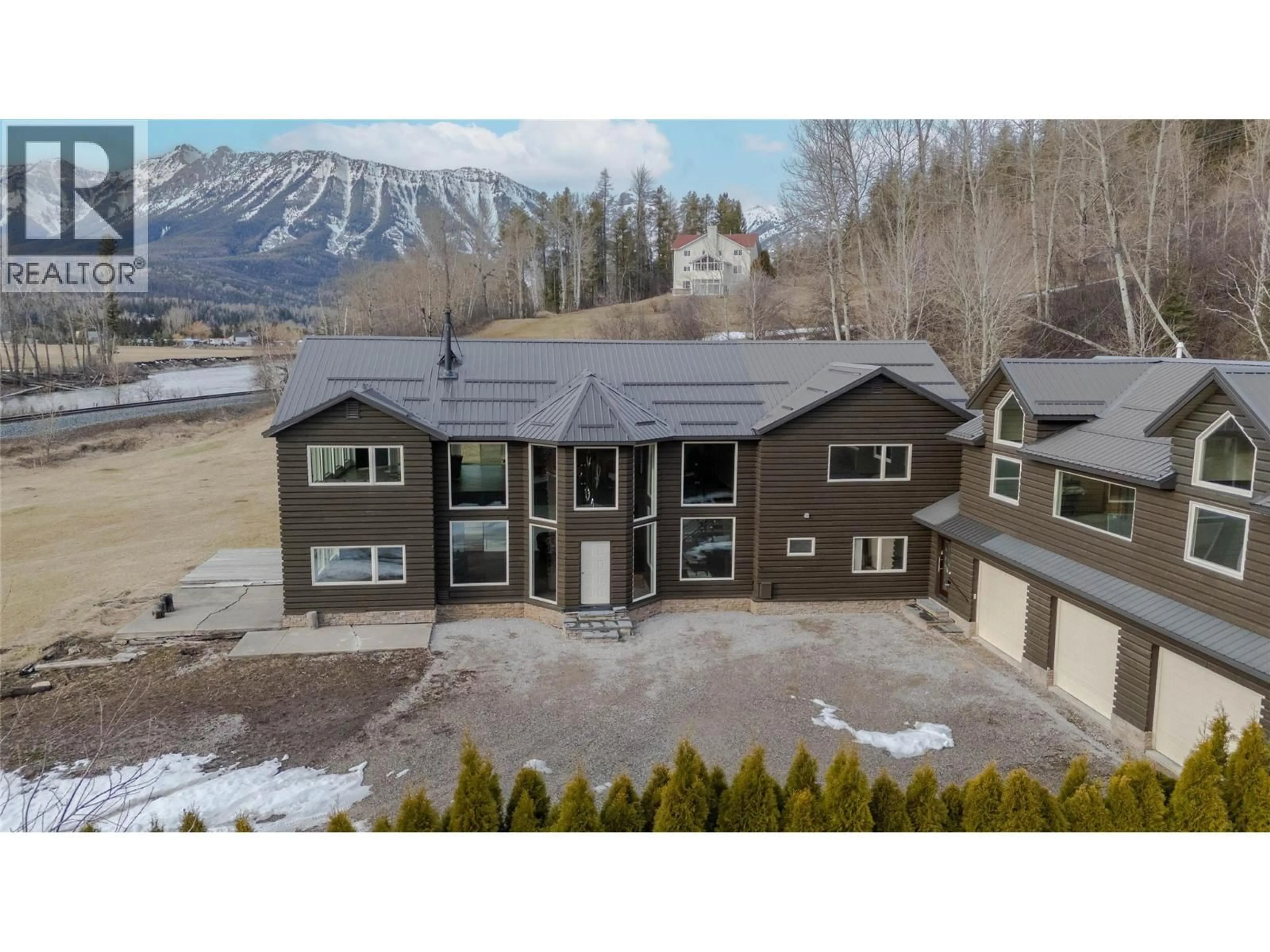 A pic from outside/outdoor area/front of a property/back of a property/a pic from drone, mountain view for 3982 MCGIVERIN ROAD, Fernie British Columbia V0B1M4