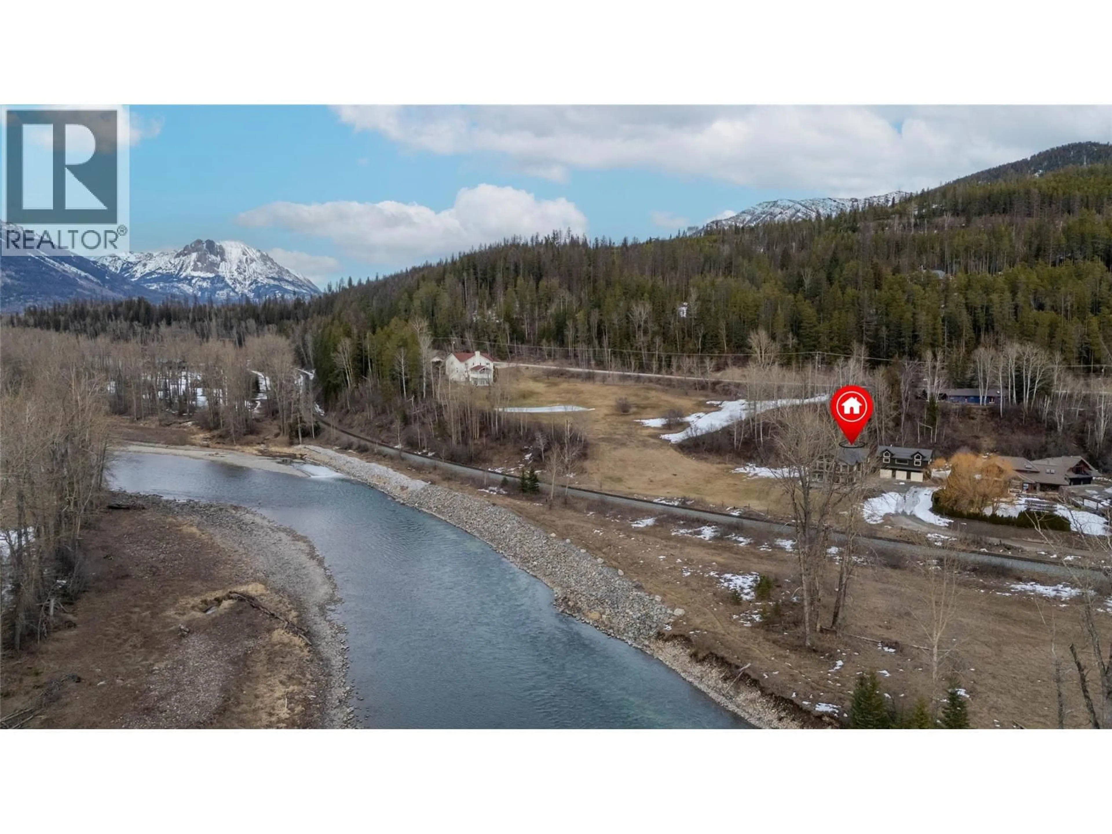 A pic from outside/outdoor area/front of a property/back of a property/a pic from drone, water/lake/river/ocean view for 3982 MCGIVERIN ROAD, Fernie British Columbia V0B1M4