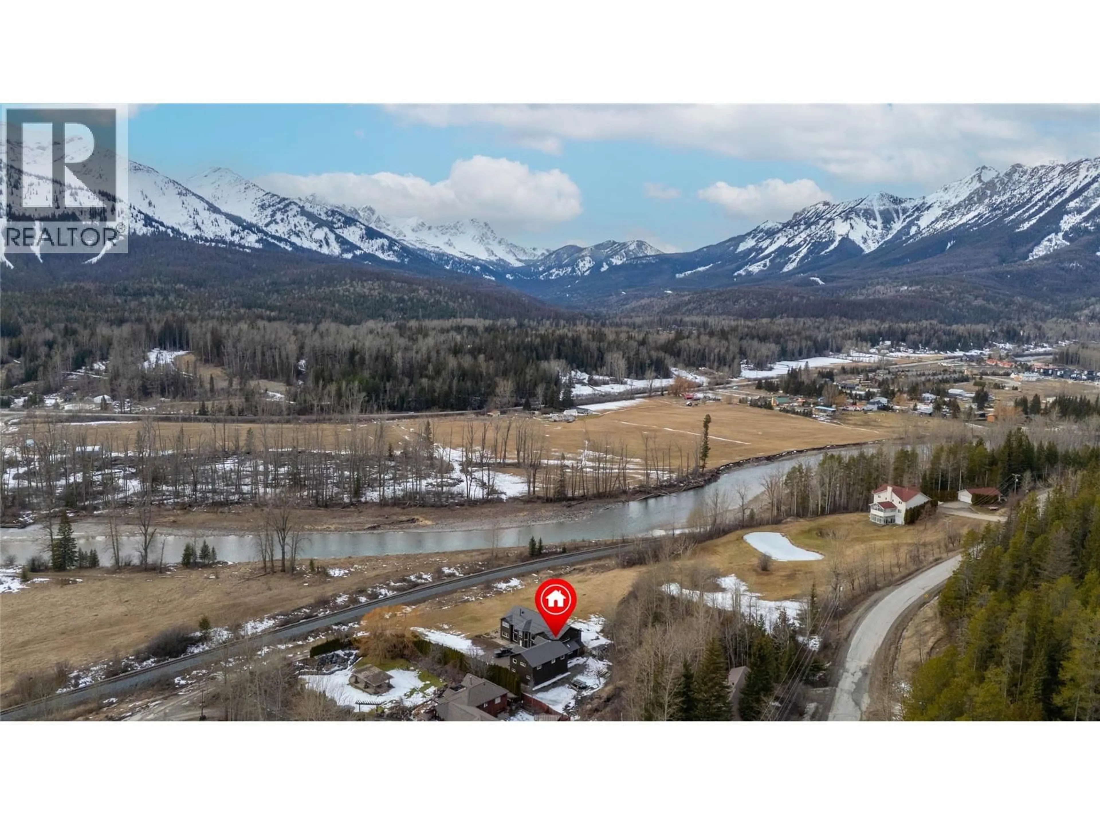 A pic from outside/outdoor area/front of a property/back of a property/a pic from drone, mountain view for 3982 MCGIVERIN ROAD, Fernie British Columbia V0B1M4