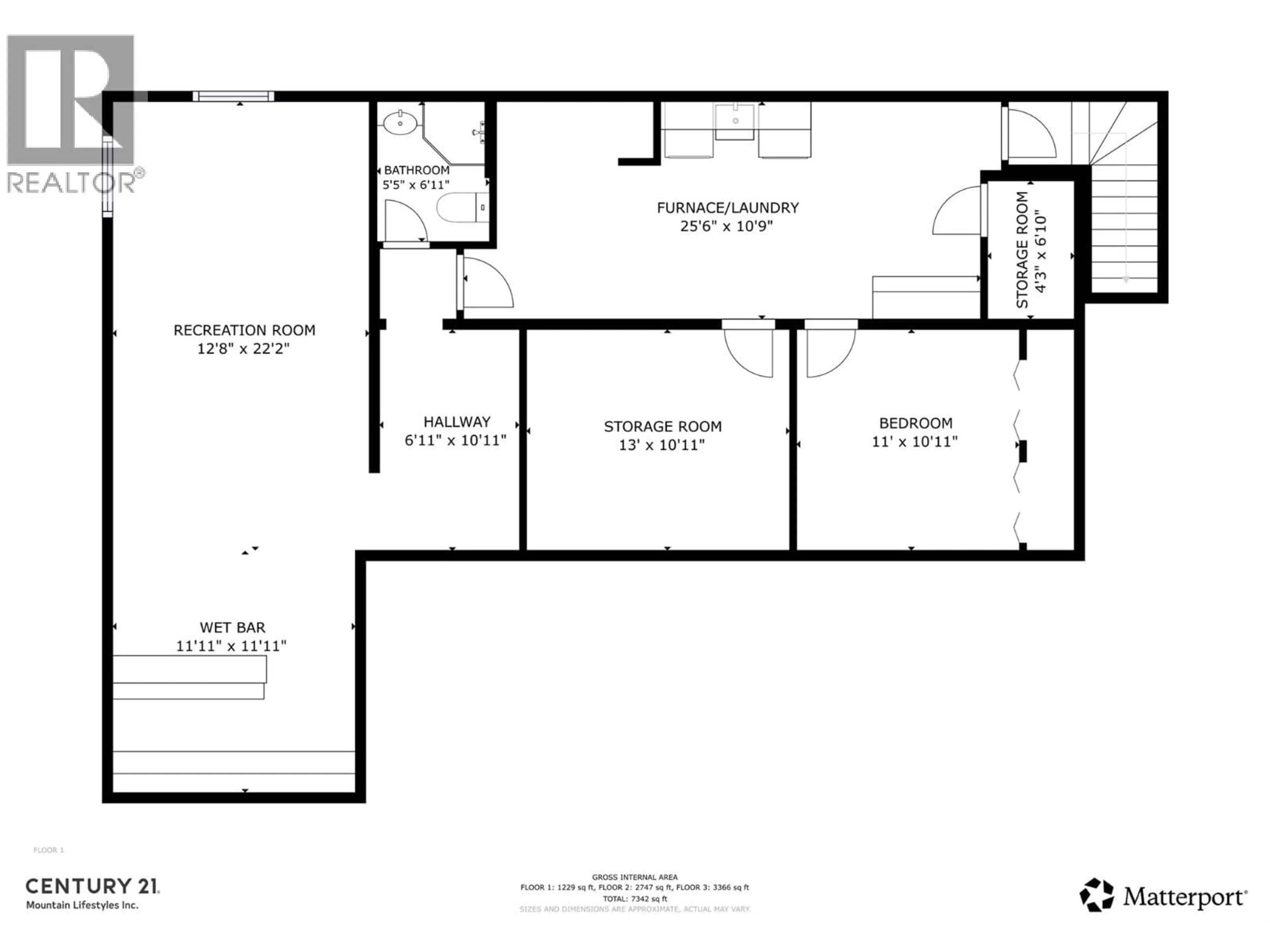 Floor plan for 3982 MCGIVERIN ROAD, Fernie British Columbia V0B1M4