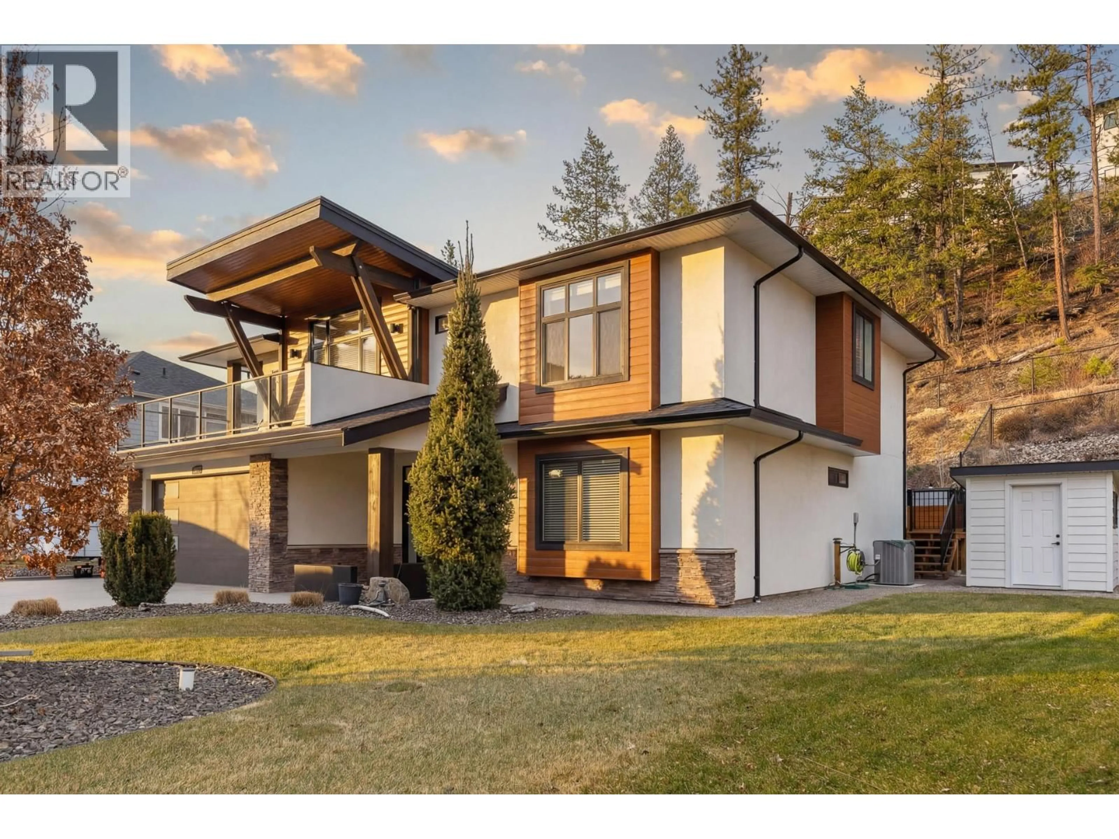 Home with vinyl exterior material, mountain view for 2451 IRONRIDGE ROAD, West Kelowna British Columbia V4T3L6