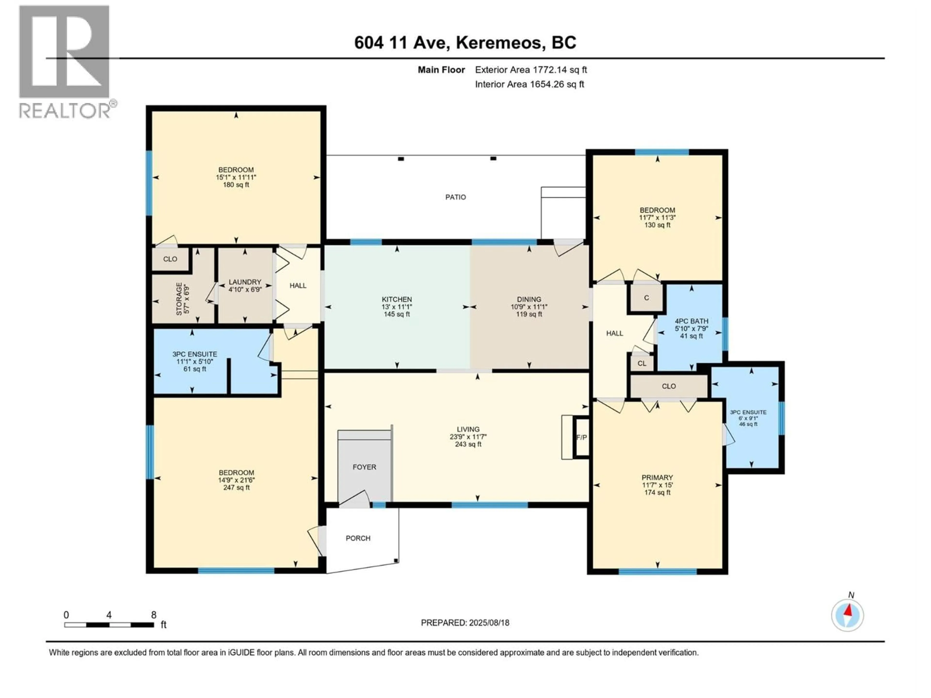 Floor plan for 604 11TH AVENUE, Keremeos British Columbia V0X1N3