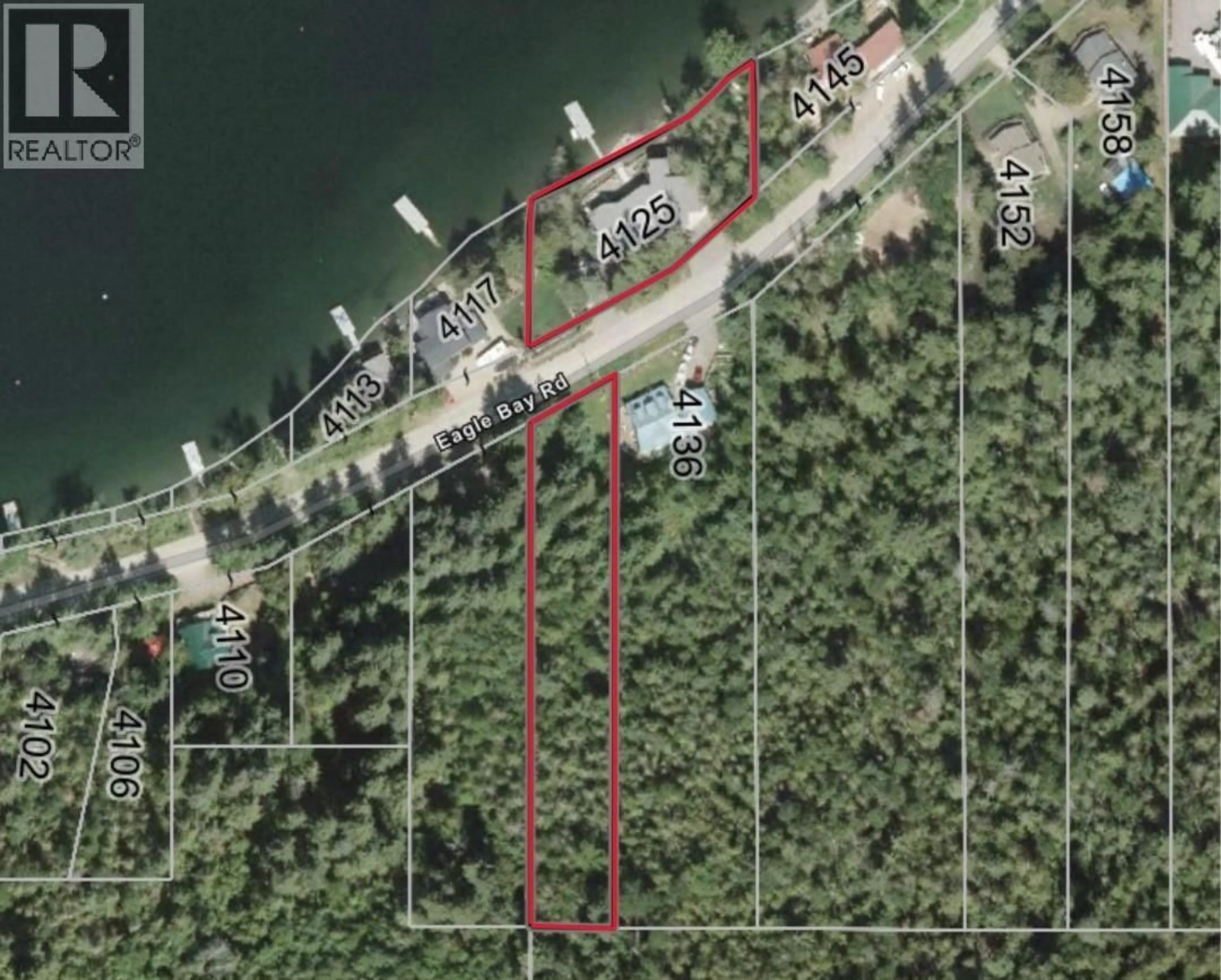 Picture of a map for 4125 EAGLE BAY ROAD, Eagle Bay British Columbia V0E1T0