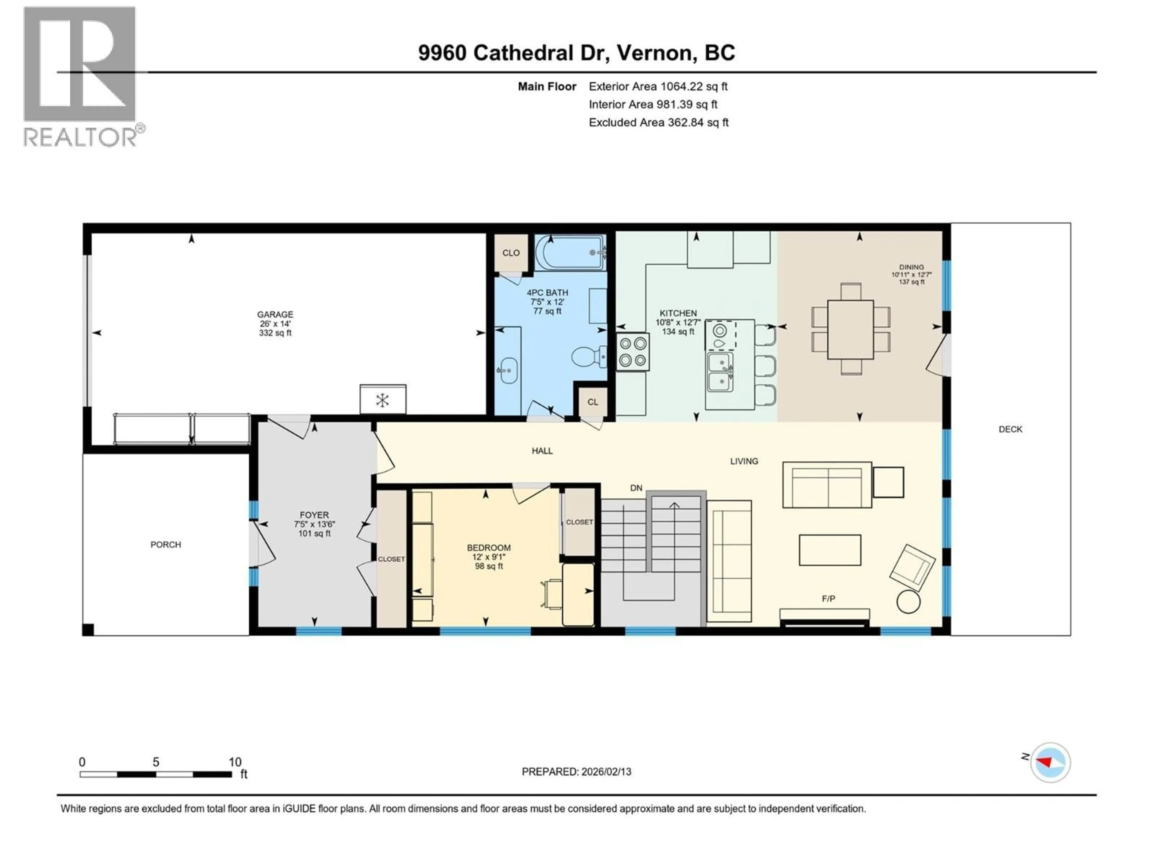 Floor plan for 9960 CATHEDRAL DRIVE, Silver Star British Columbia V1B0S1