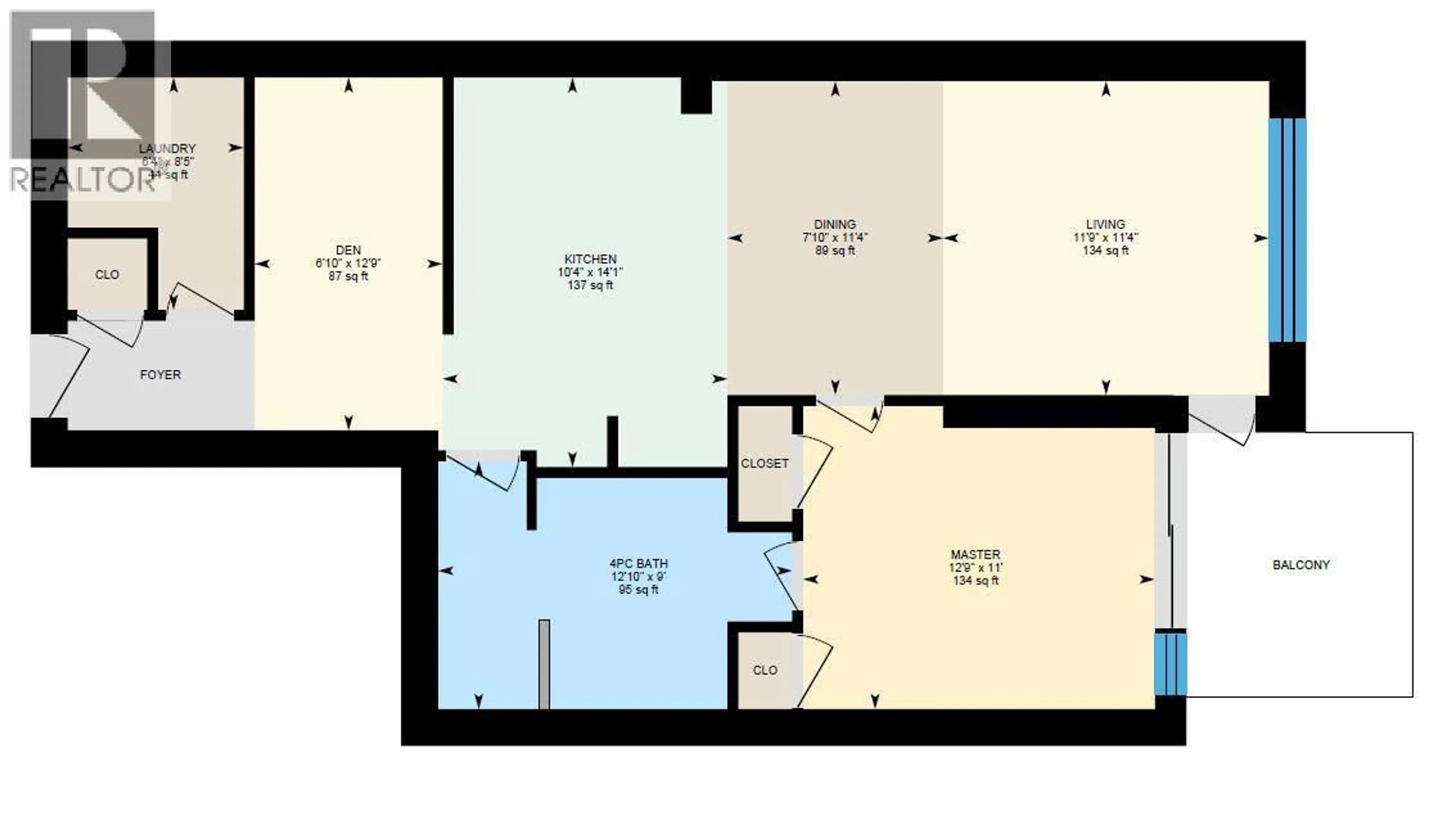 Floor plan for 1006 - 75 MARTIN STREET, Penticton British Columbia V2A9C8