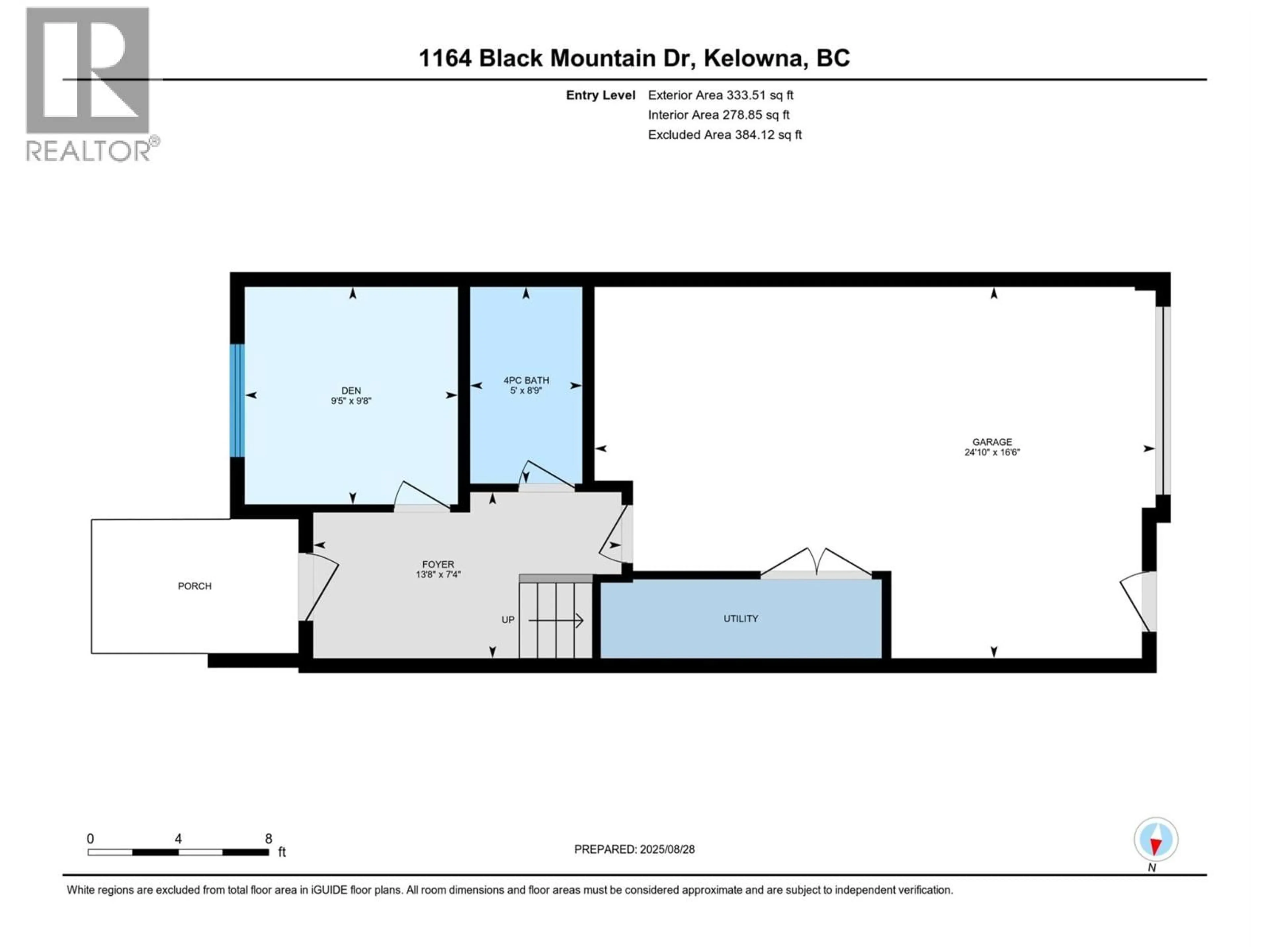 Floor plan for 1164 BLACK MOUNTAIN DRIVE, Kelowna British Columbia V1P0A7