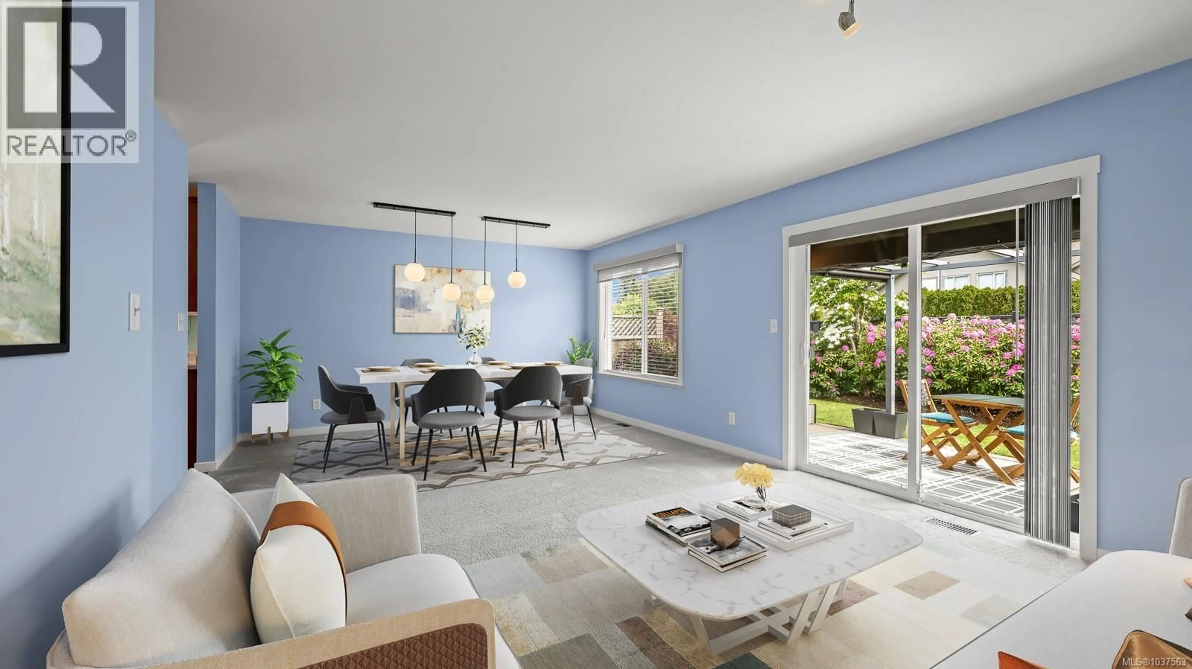 Living room with furniture, ceramic/tile floor for 5 - 1050 8TH STREET, Courtenay British Columbia V9N4A5