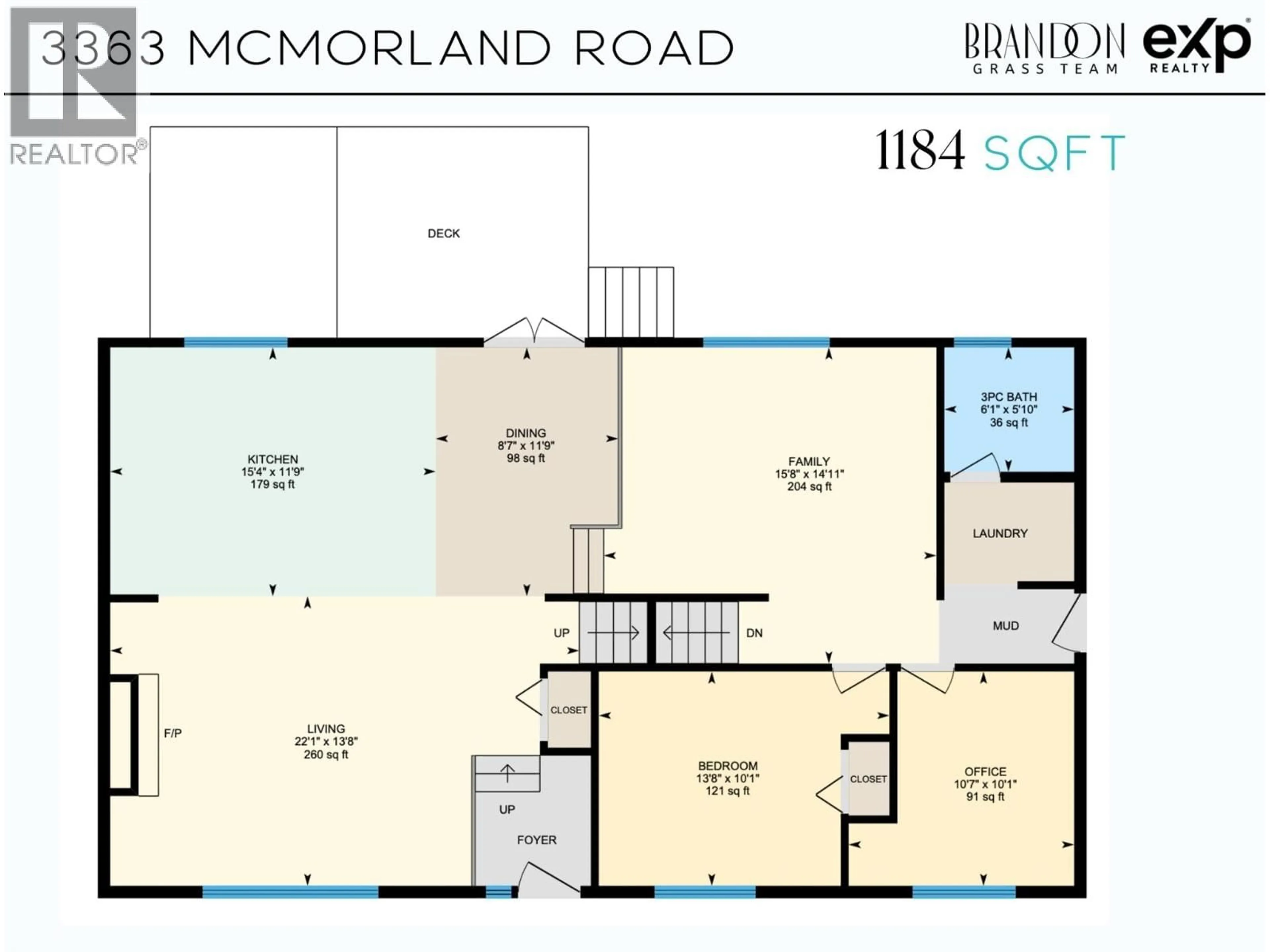 Floor plan for 3363 MCMORLAND ROAD, West Kelowna British Columbia V4T1B3