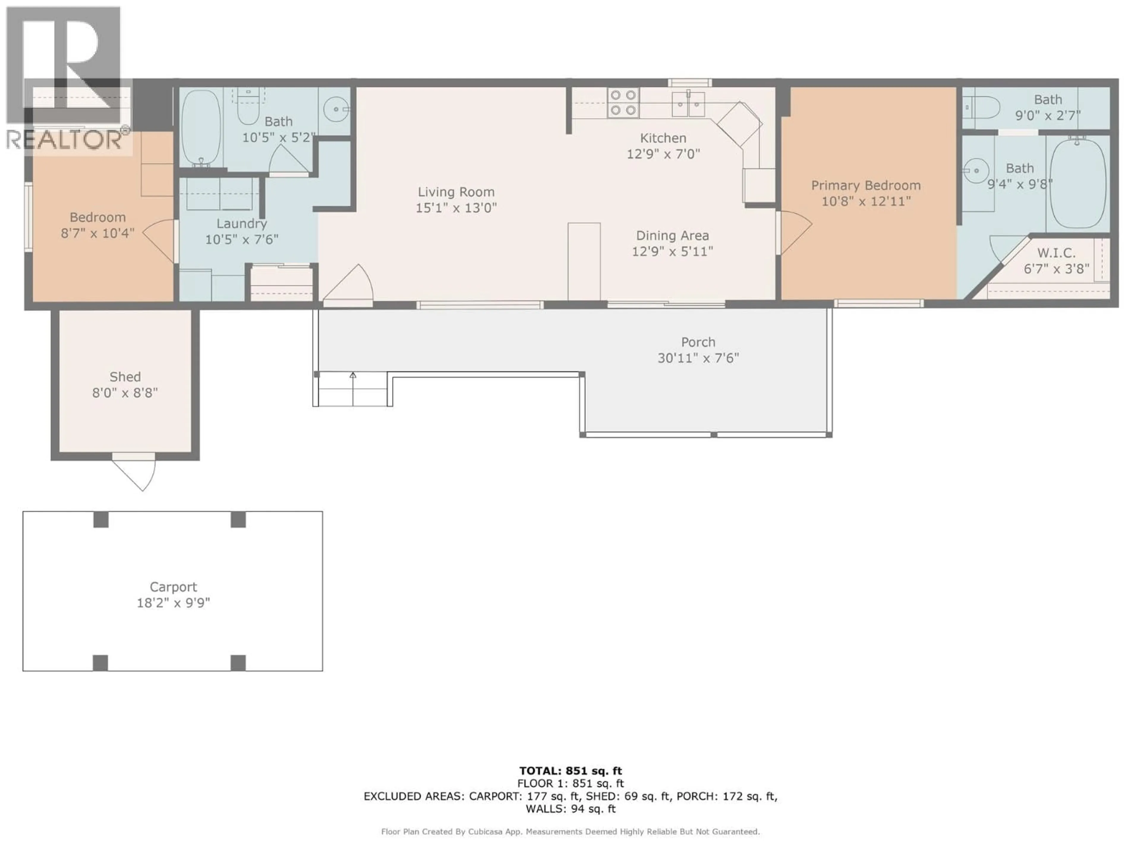 Floor plan for 34 - 1750 LENZ ROAD, West Kelowna British Columbia V1Z3N1
