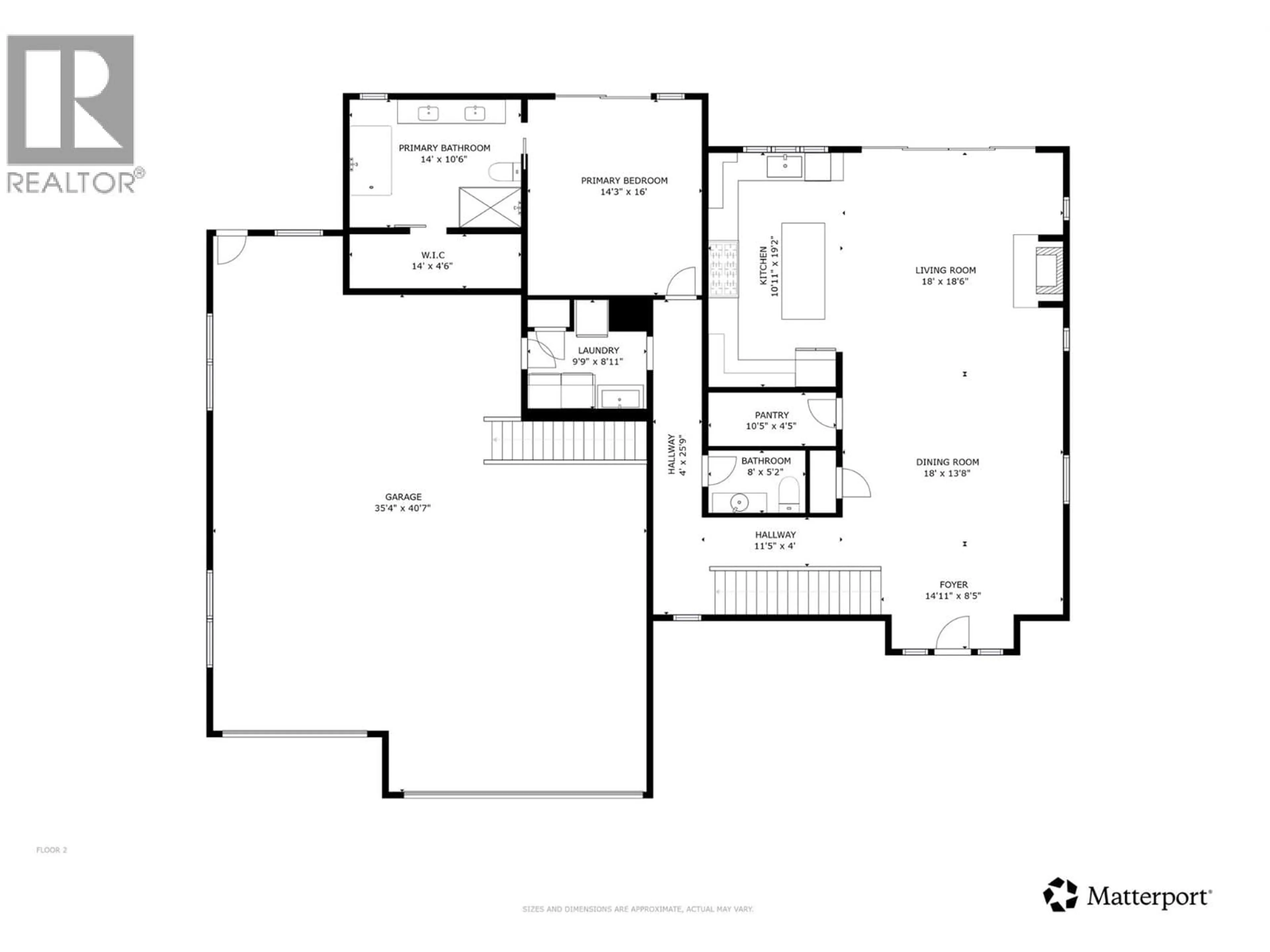 Floor plan for 7235 DUNWATERS ROAD, Kelowna British Columbia V1Z3W4