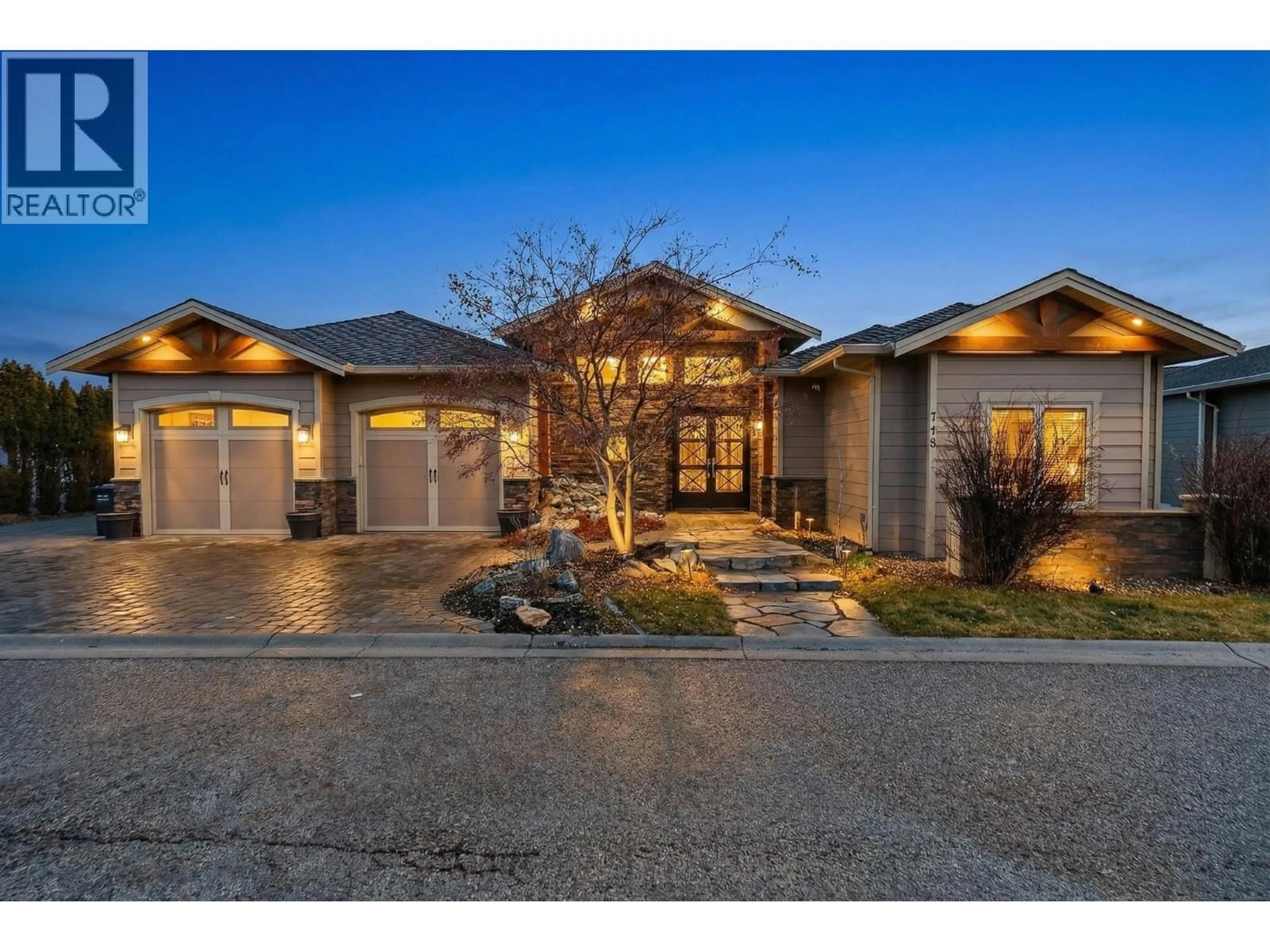 Home with brick exterior material, street for 748 TRADITIONS CRESCENT, Kelowna British Columbia V1V2Y2