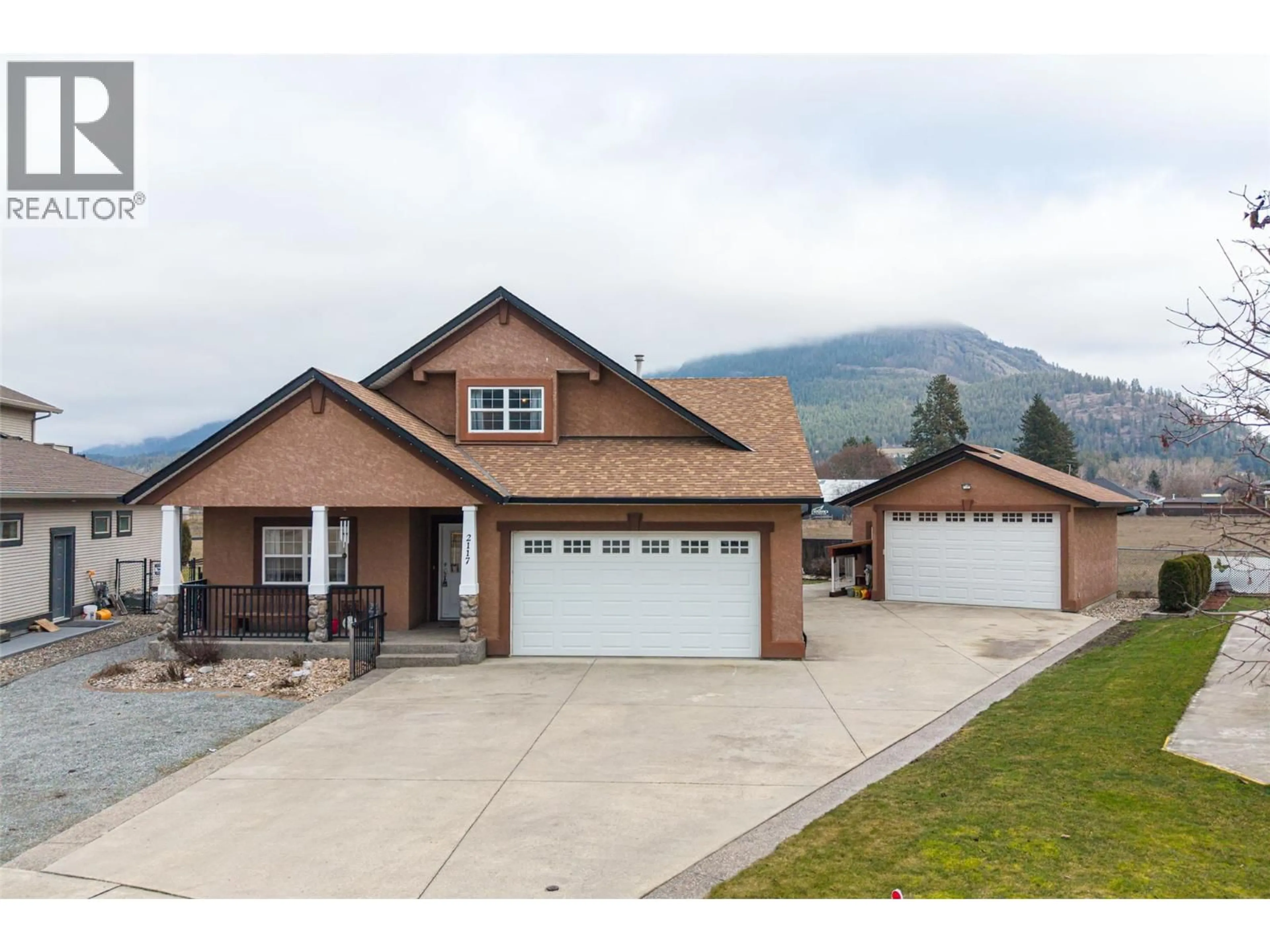 Home with vinyl exterior material, mountain view for 2117 HEITMAN STREET, Enderby British Columbia V4Y4M5