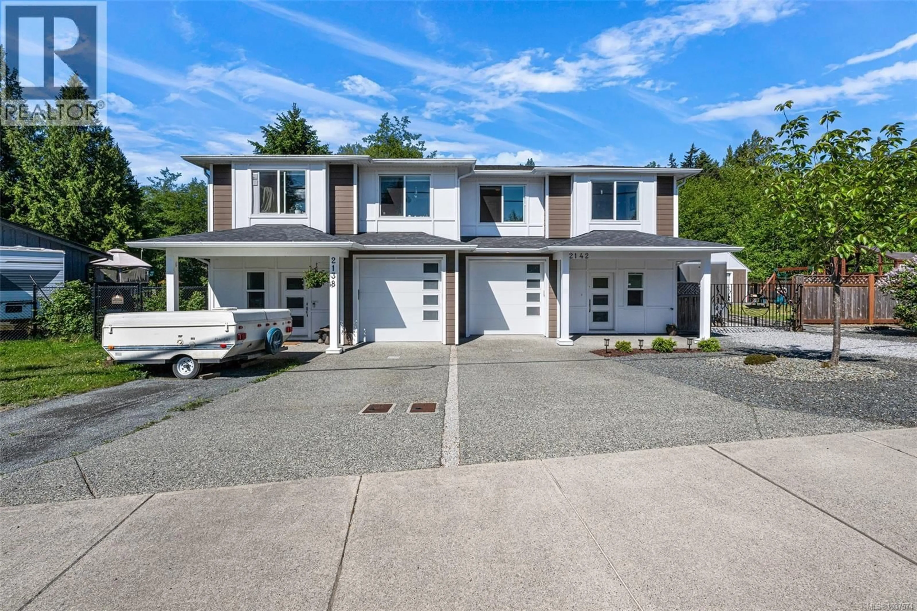 A pic from outside/outdoor area/front of a property/back of a property/a pic from drone, street for 2142 WINFIELD DRIVE, Sooke British Columbia V9Z0N1