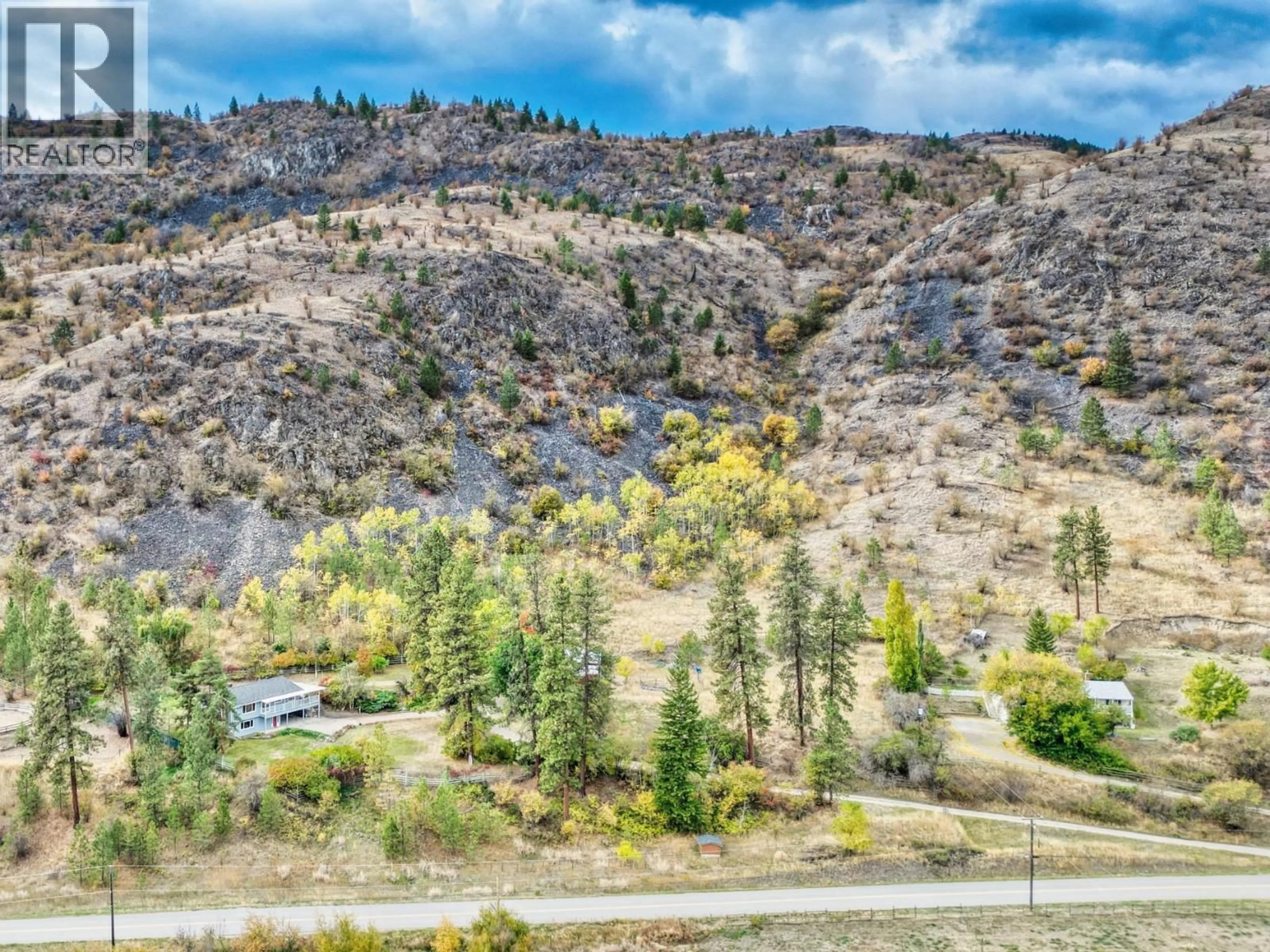 A pic from outside/outdoor area/front of a property/back of a property/a pic from drone, forest/trees view for 2807 WILLOWBROOK RD ROAD, Oliver British Columbia V0H1T5