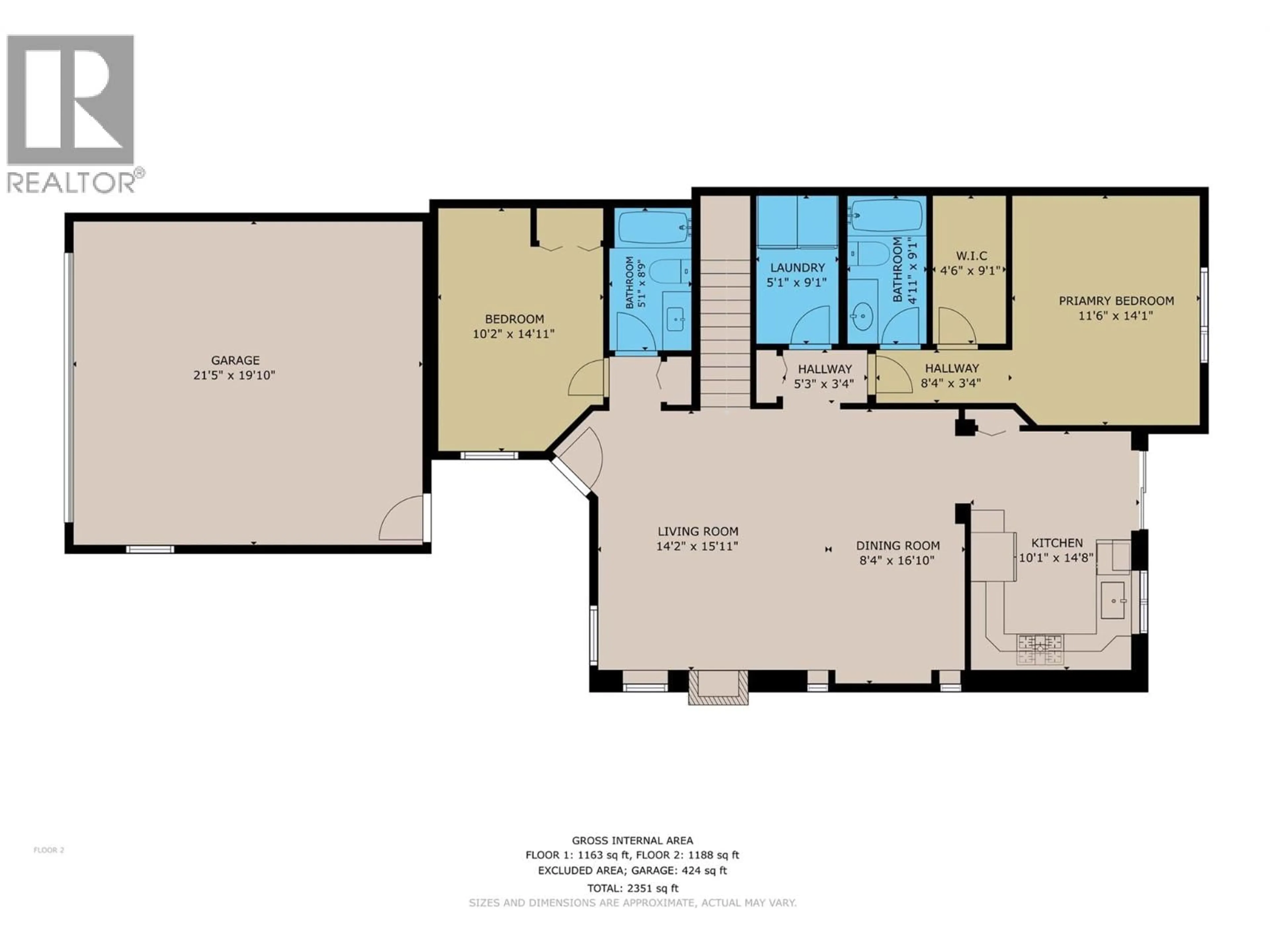 Floor plan for 3841 GLEN CANYON DRIVE, West Kelowna British Columbia V4T2P7