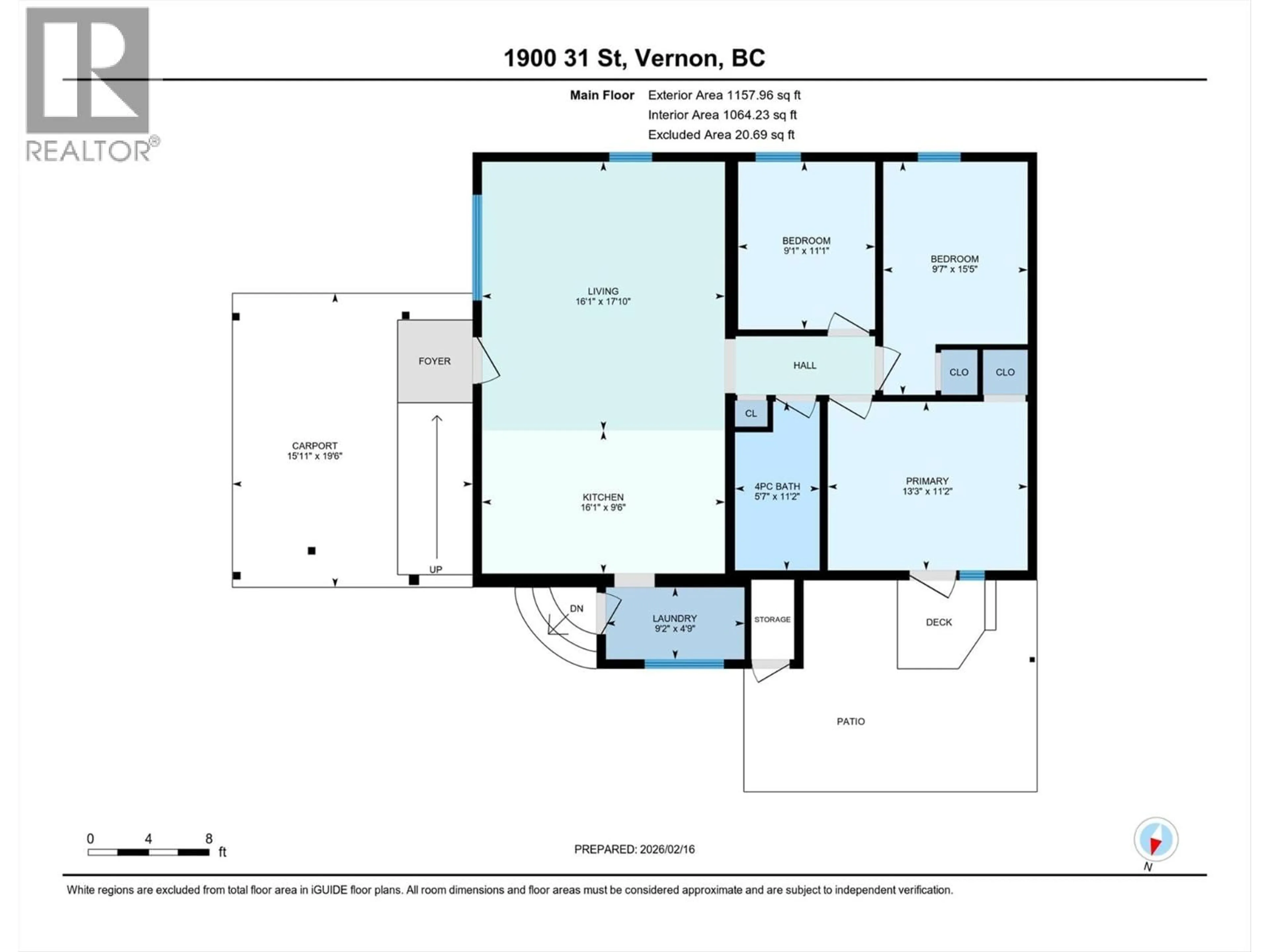Floor plan for 1900 31 STREET, Vernon British Columbia V1T5G9