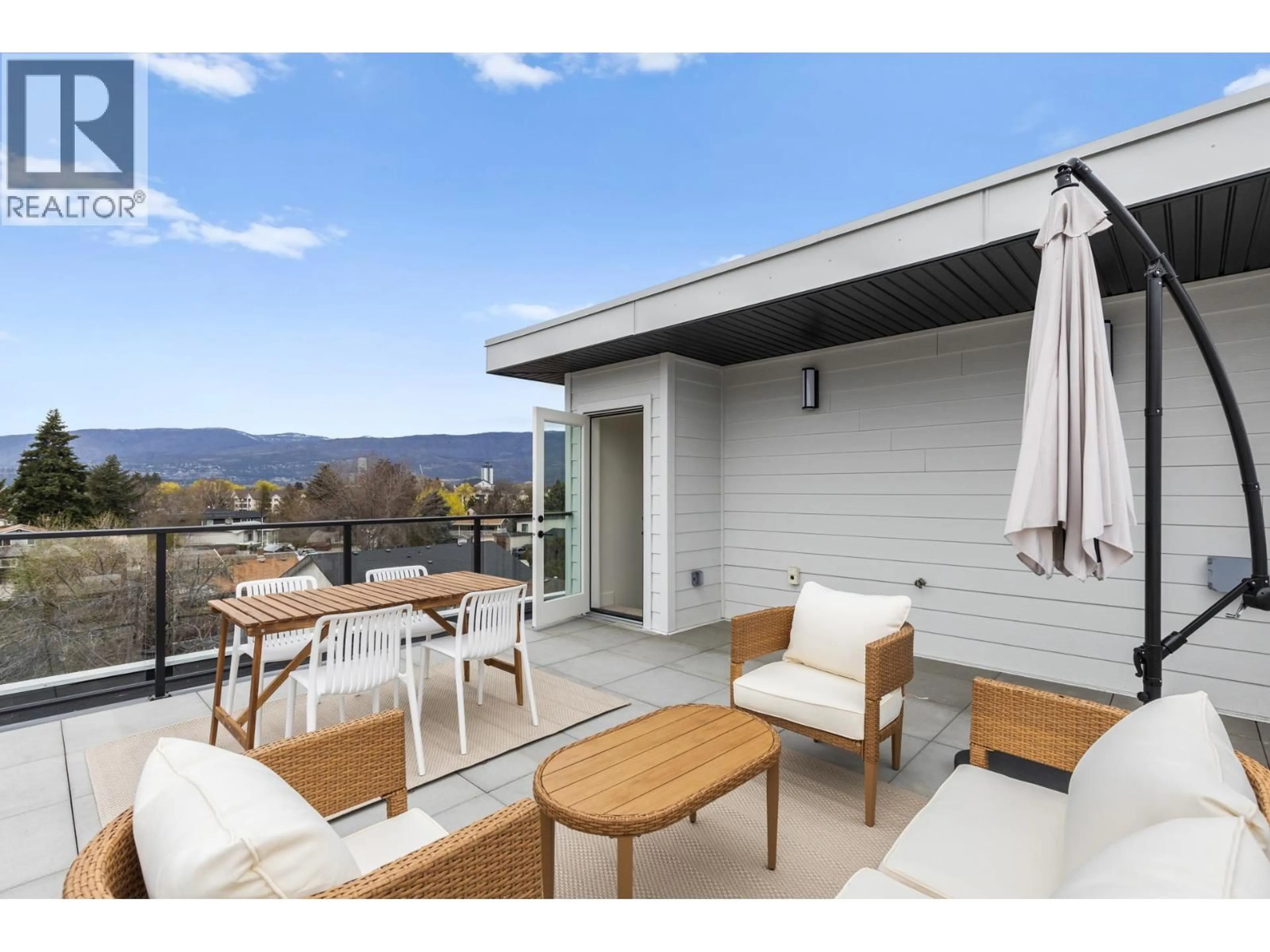 Patio, mountain view for 7 - 1463 INKAR ROAD, Kelowna British Columbia V1Y8J1