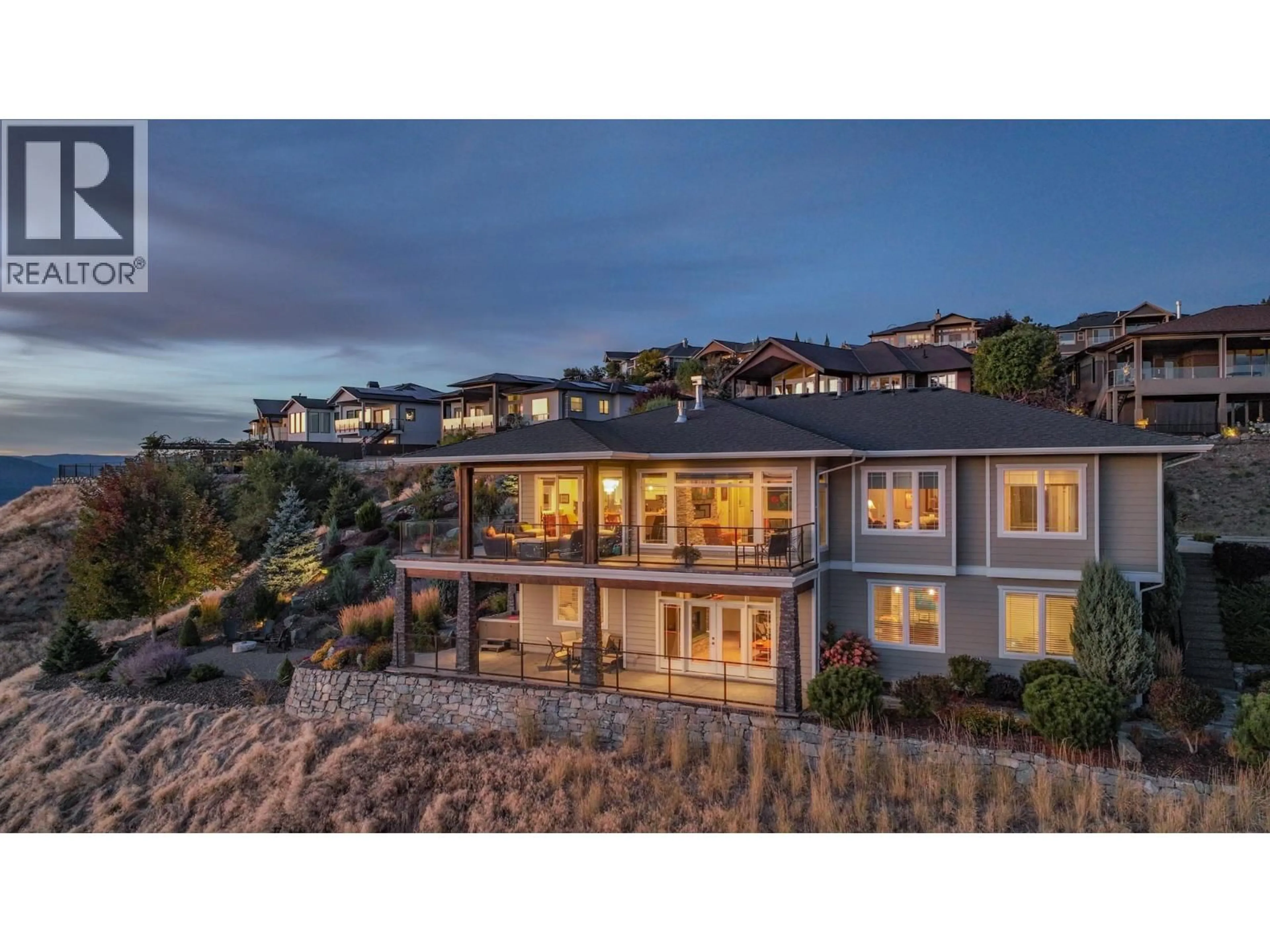 A pic from outside/outdoor area/front of a property/back of a property/a pic from drone, water/lake/river/ocean view for 733 HART LANE, Vernon British Columbia V1B4B2