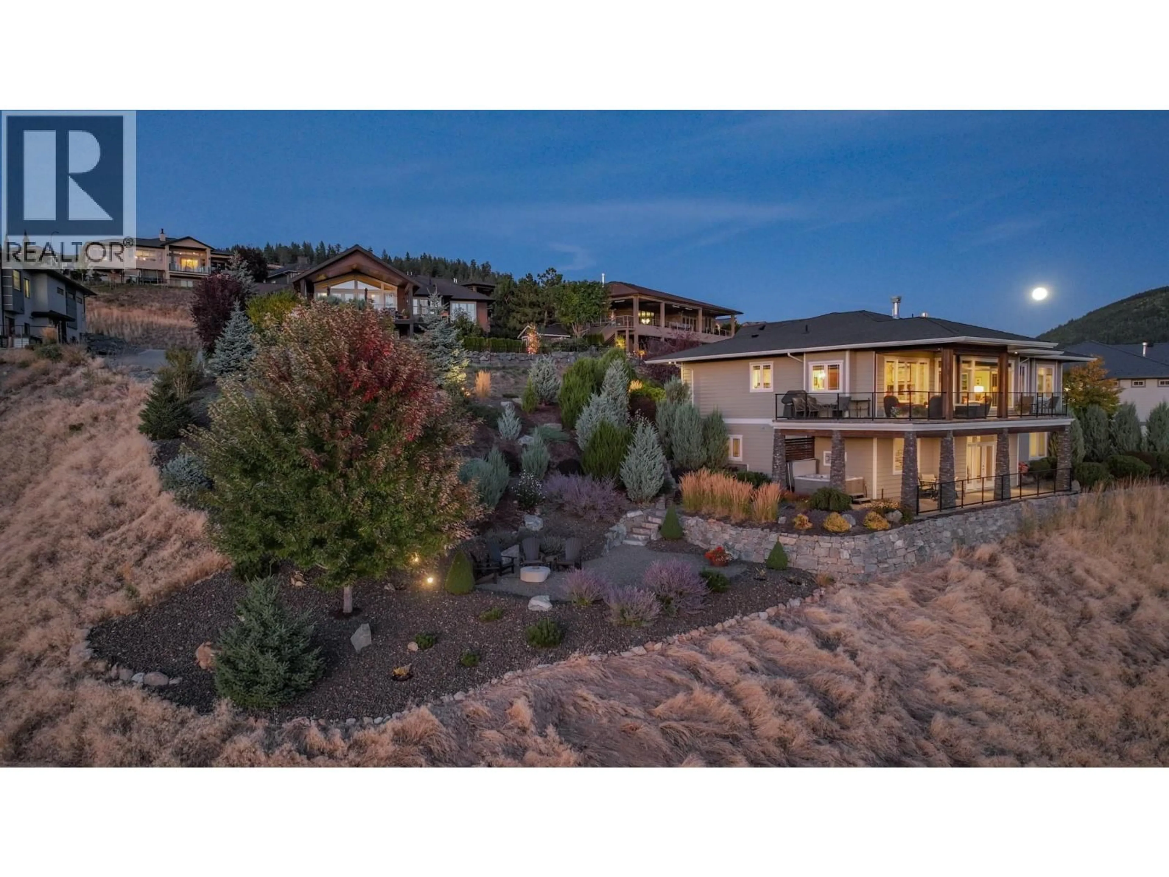 A pic from outside/outdoor area/front of a property/back of a property/a pic from drone, unknown for 733 HART LANE, Vernon British Columbia V1B4B2