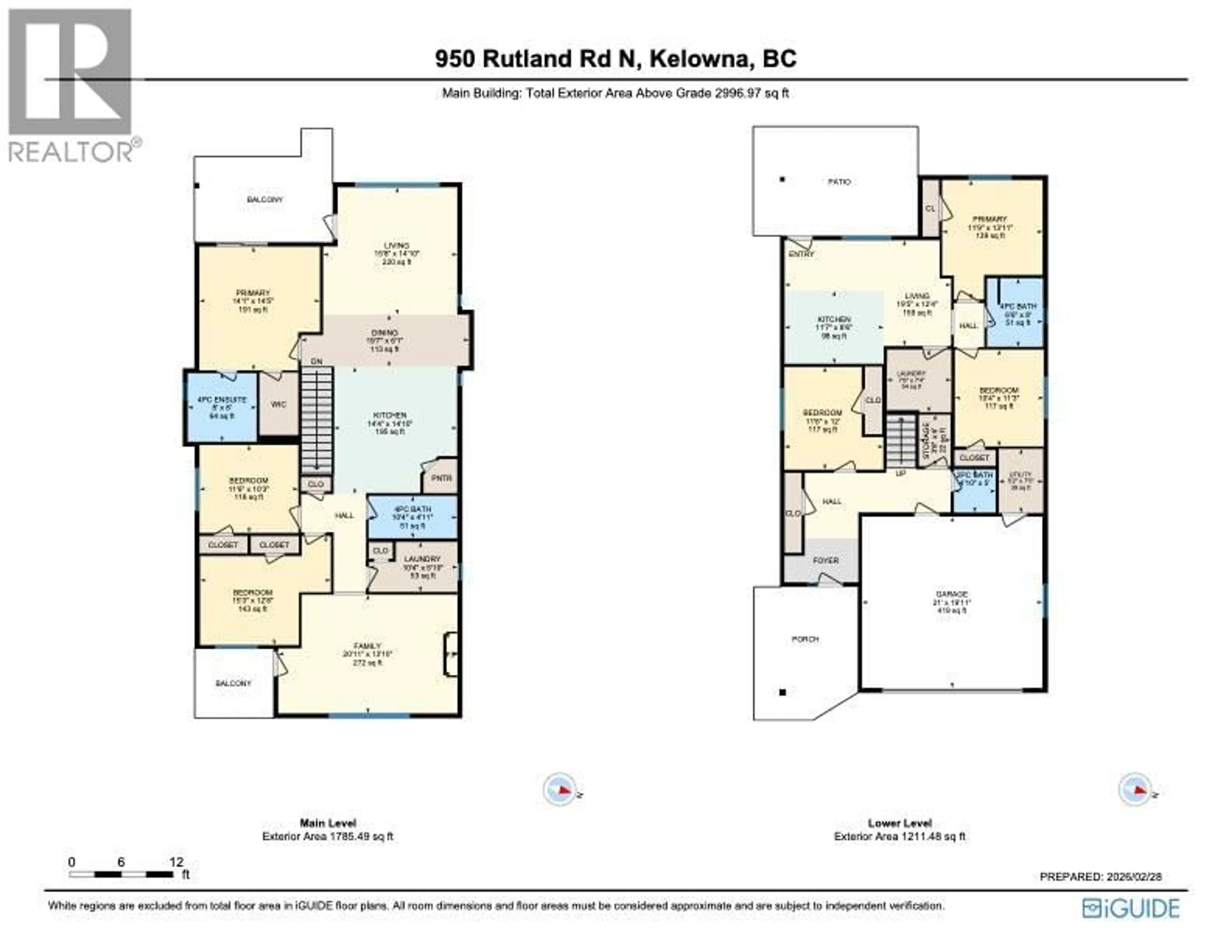 Floor plan for 950 RUTLAND ROAD NORTH, Kelowna British Columbia V1X3B7
