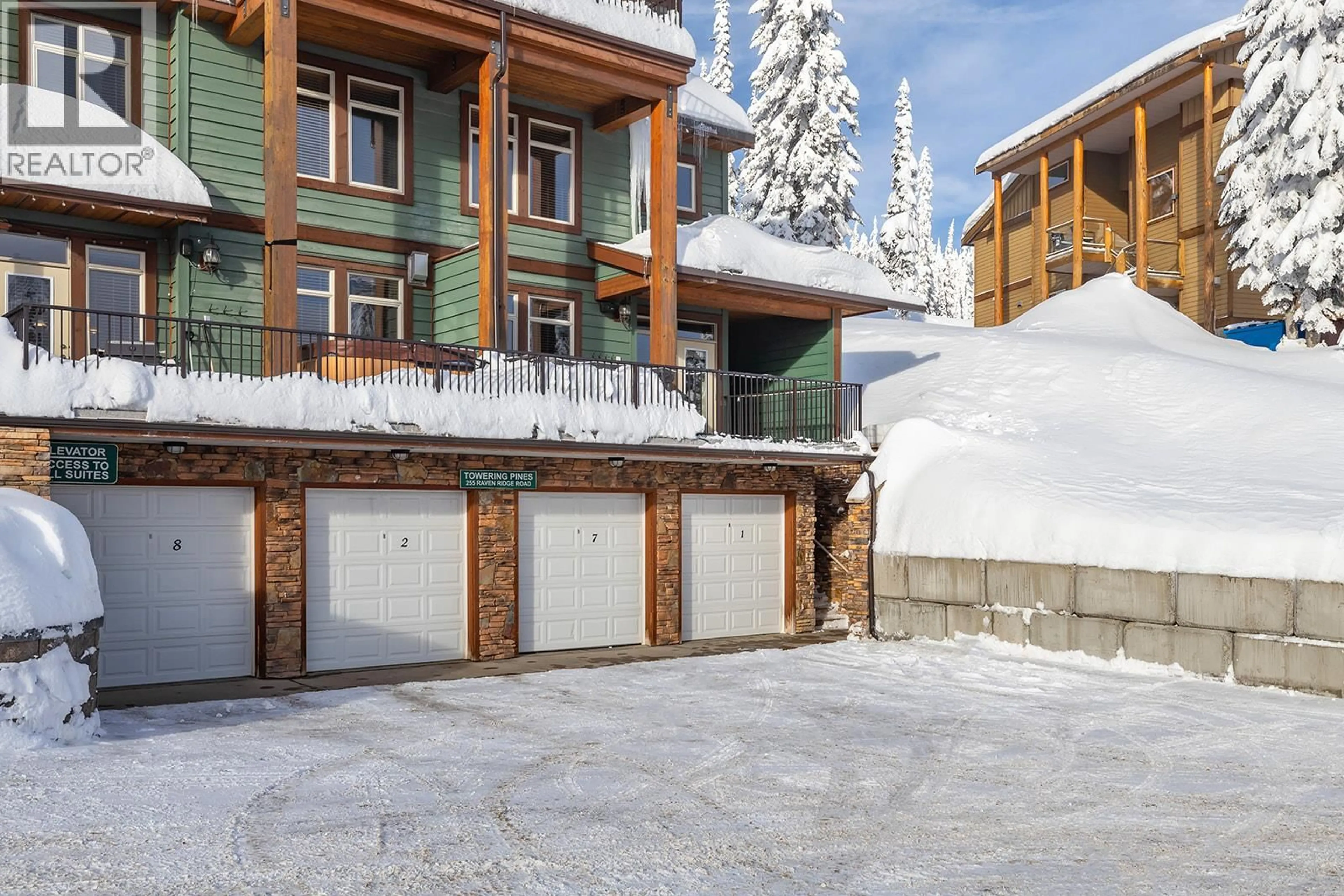 Patio, street for 1 - 255 RAVEN RIDGE ROAD, Big White British Columbia V1P1P3