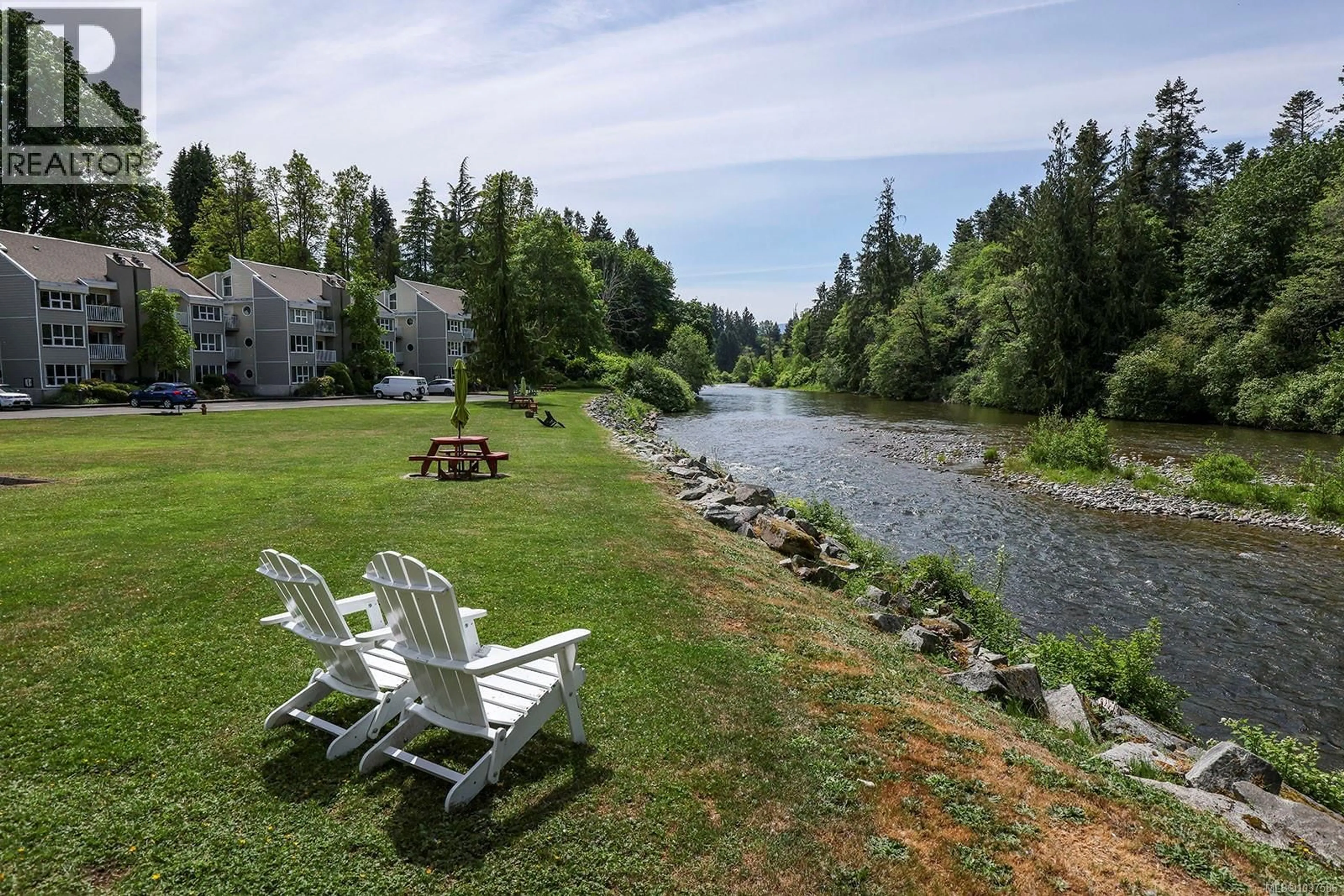 Patio, water/lake/river/ocean view for 315 - 205 1ST STREET, Courtenay British Columbia V9N1A5