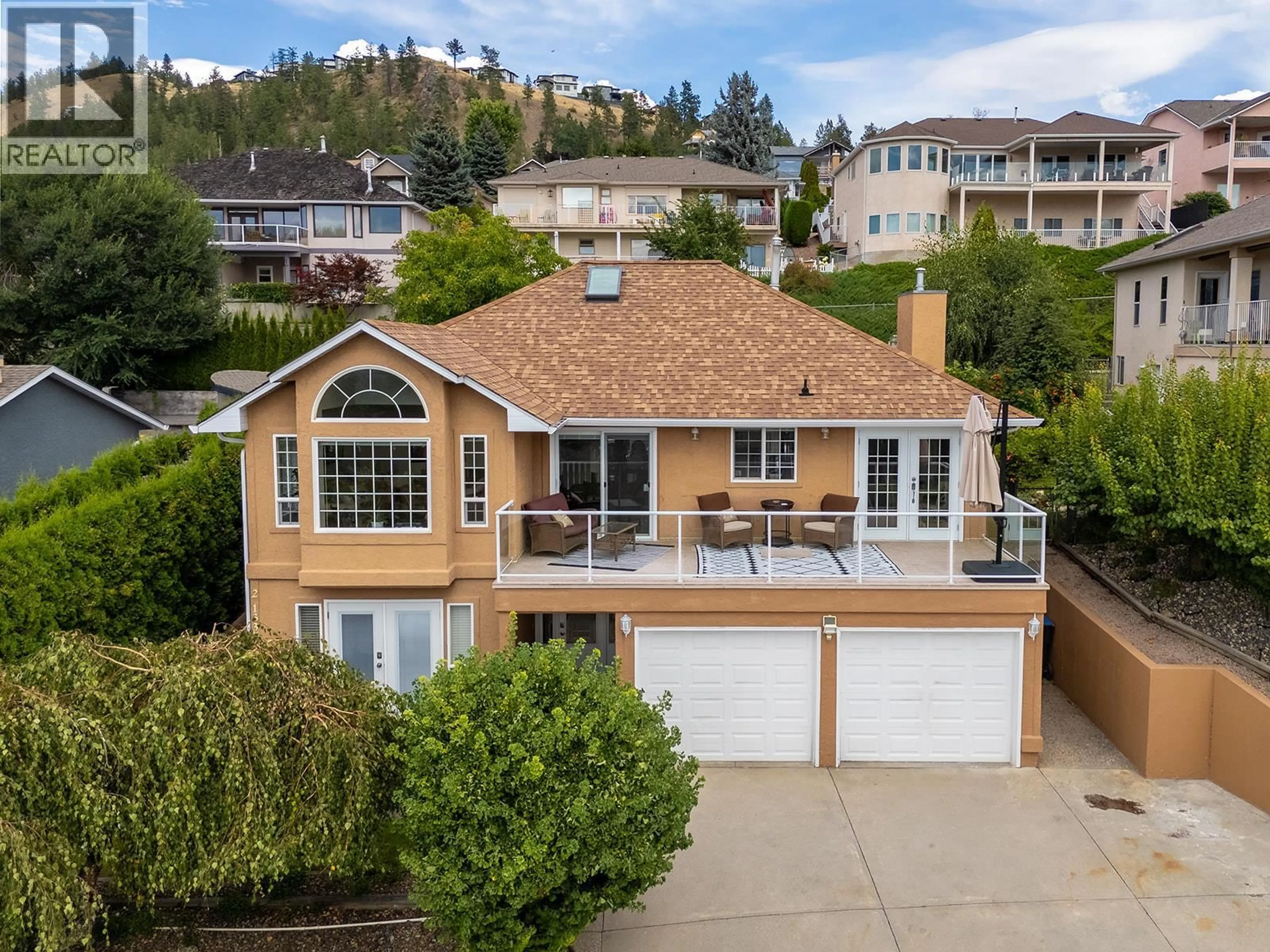 A pic from outside/outdoor area/front of a property/back of a property/a pic from drone, unknown for 1337 BENTIEN ROAD, Kelowna British Columbia V1X7K3