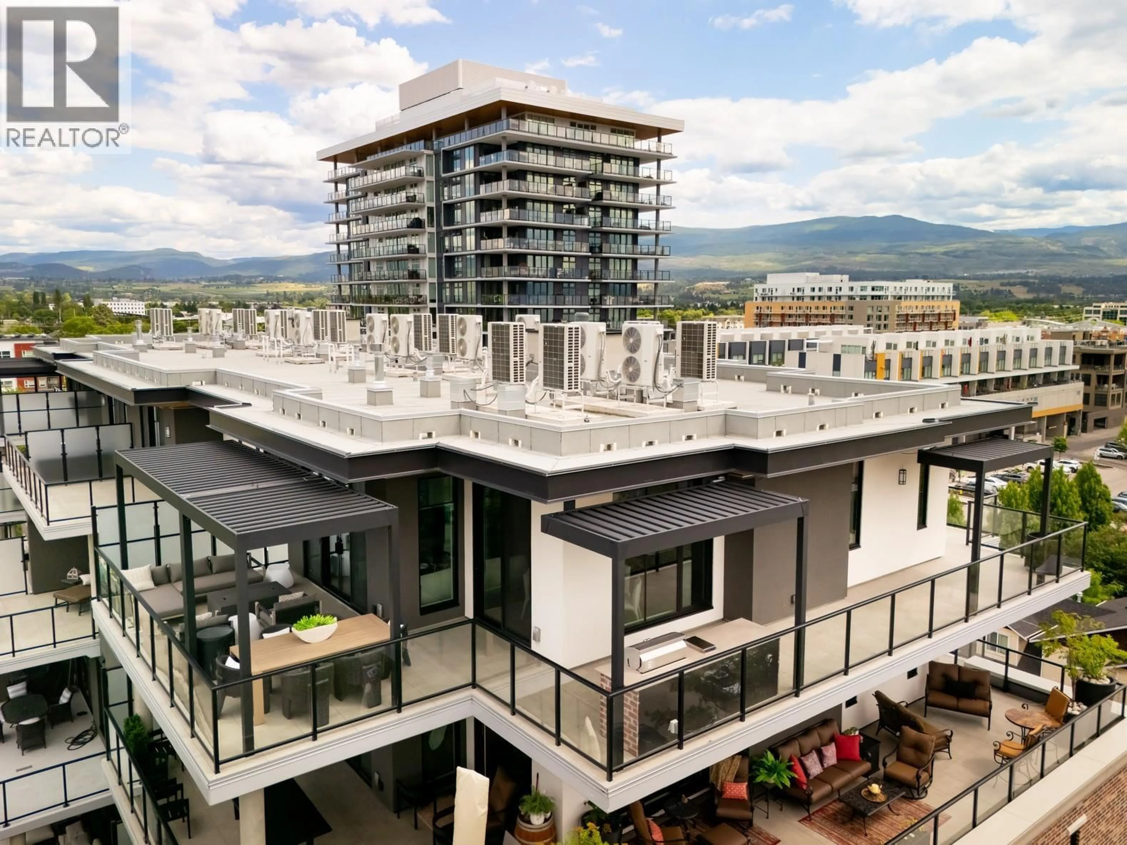 Patio, mountain view for 601 - 460 GROVES AVENUE, Kelowna British Columbia V1Y4Y5