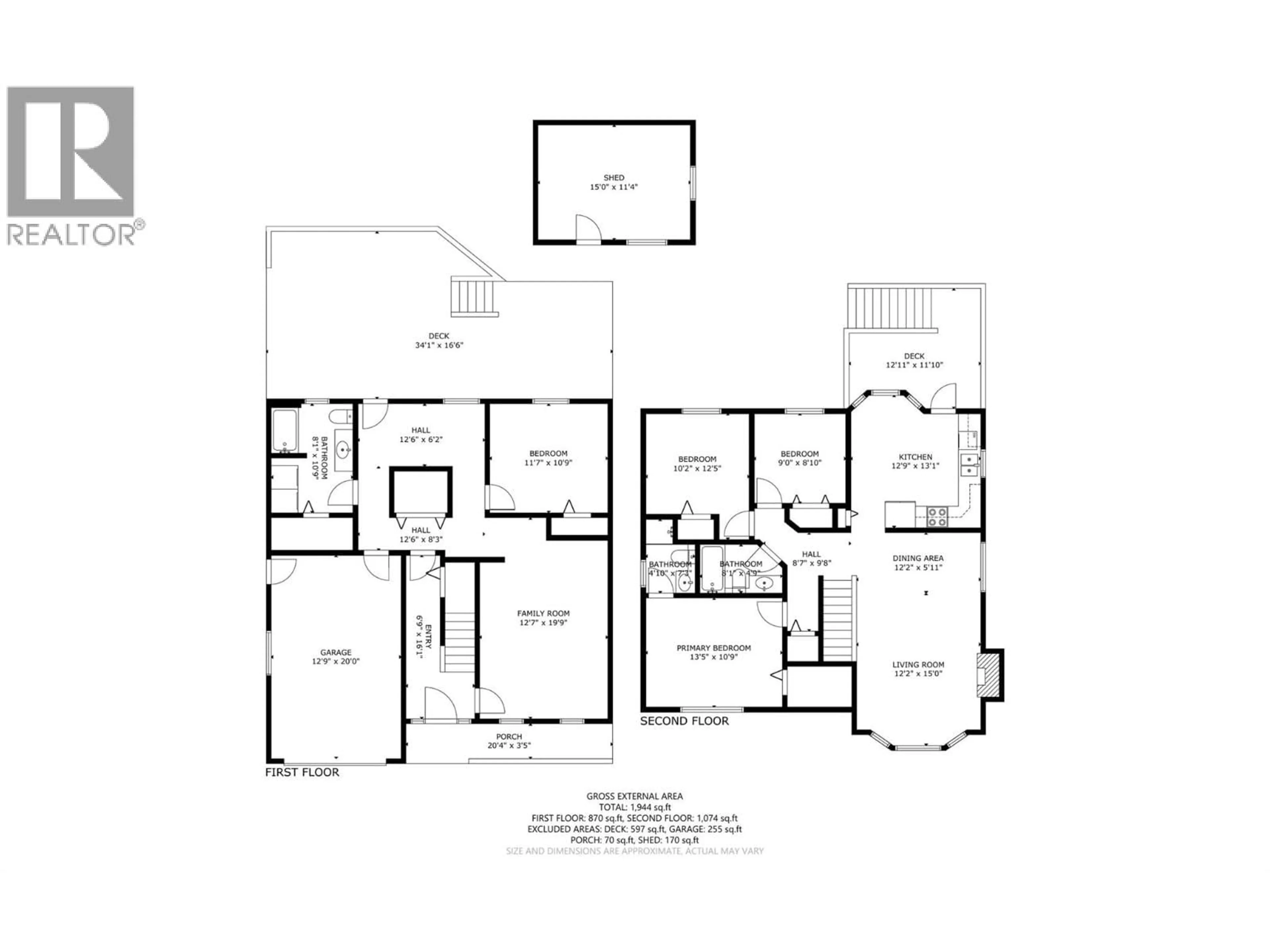 Floor plan for 1505 NORTHERN AVENUE, Enderby British Columbia V0E1V1