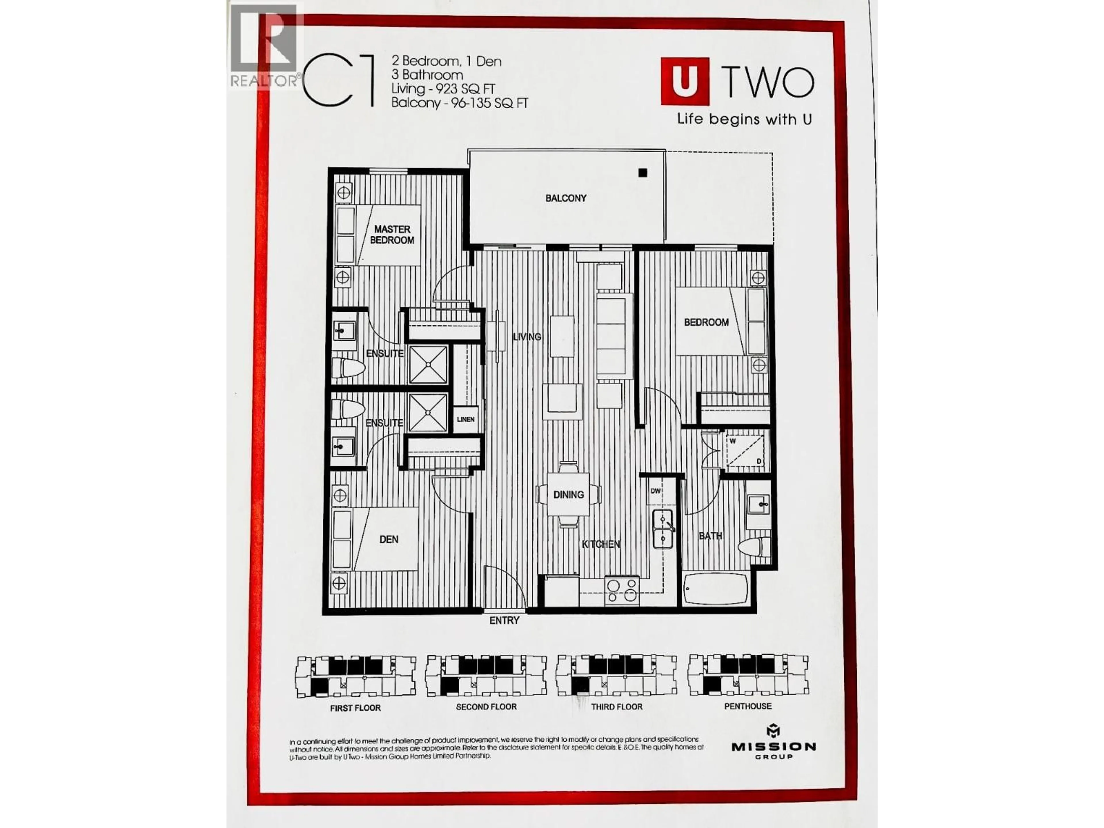 Floor plan for 108 - 883 ACADEMY WAY, Kelowna British Columbia V1V0A2