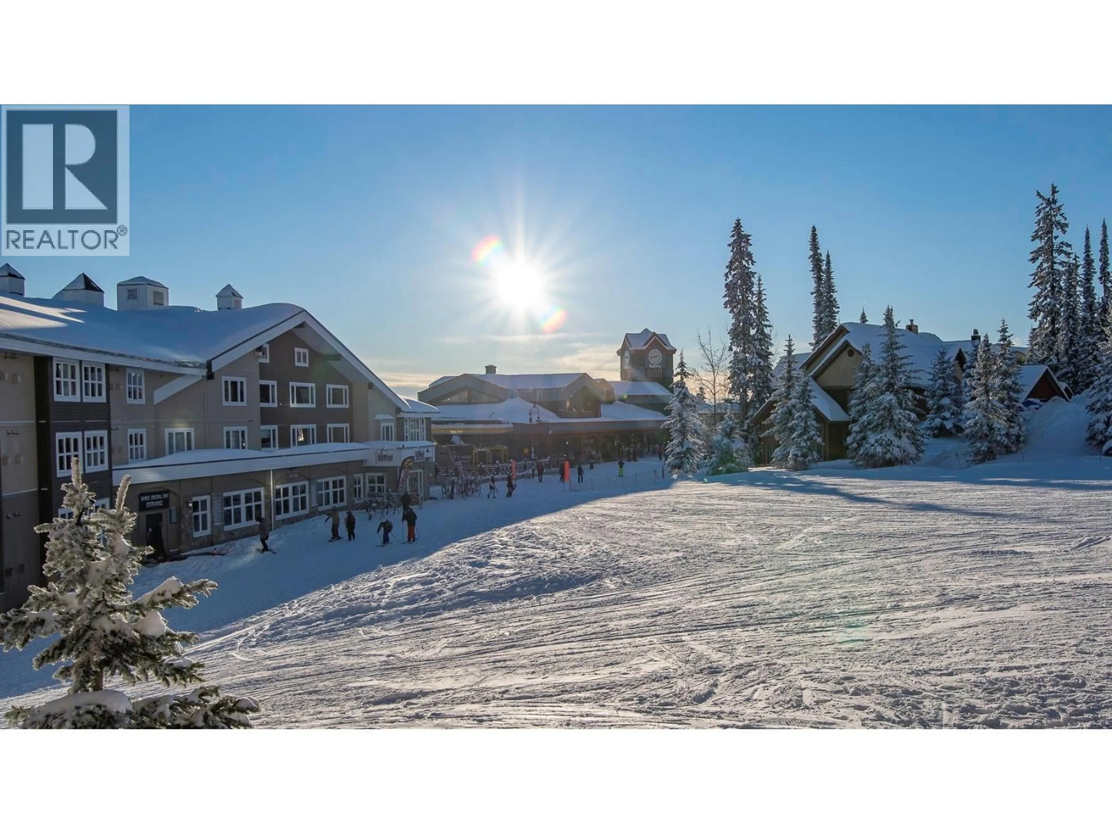 A pic from outside/outdoor area/front of a property/back of a property/a pic from drone, mountain view for 209 - 5275 BIG WHITE ROAD, Big White British Columbia V1P1P3
