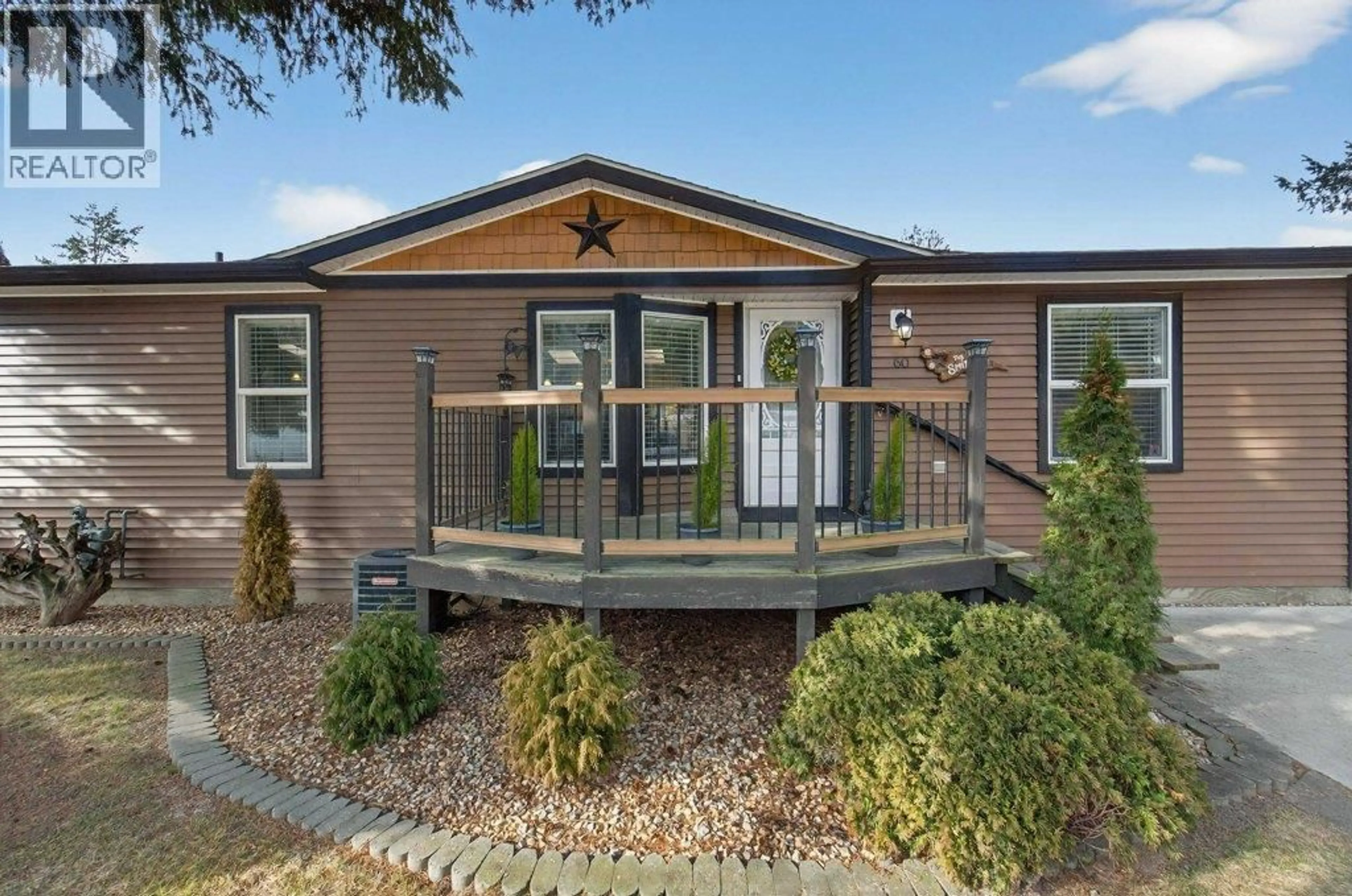 Home with vinyl exterior material, street for 60 - 2930 BROWN ROAD, Salmon Arm British Columbia V1E3K3