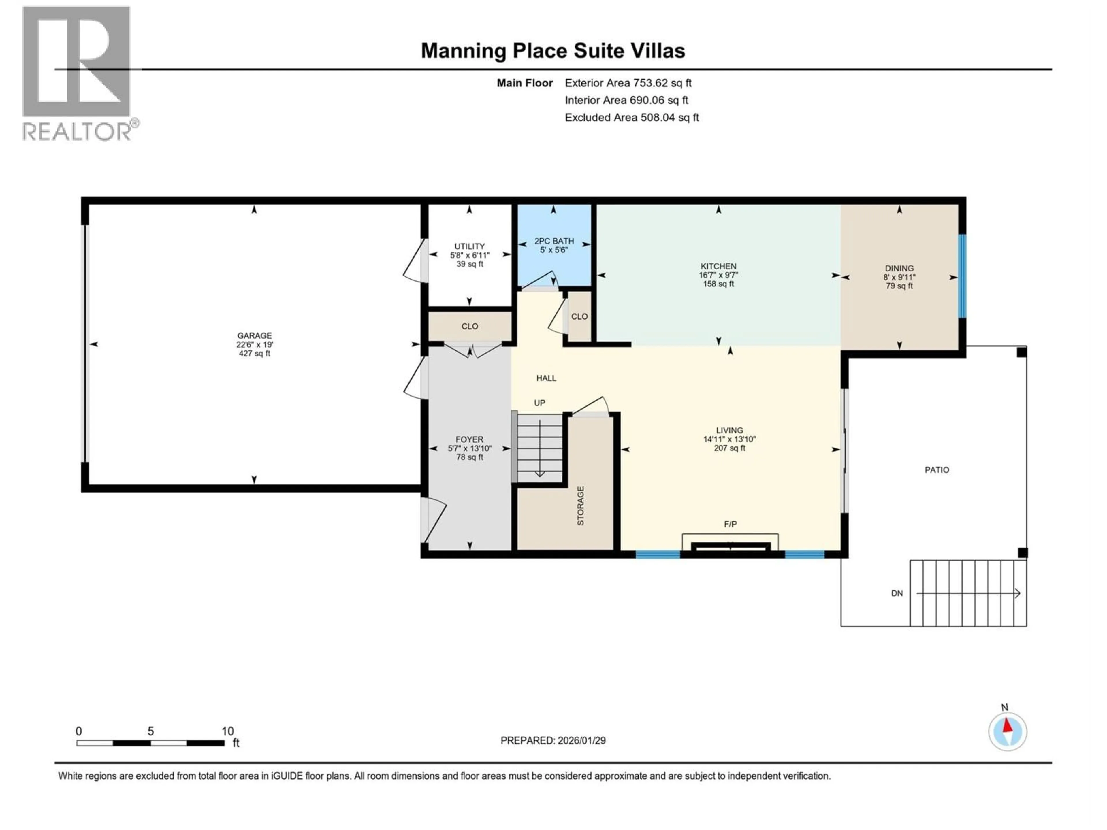 Floor plan for 7013 MANNING PLACE, Vernon British Columbia V1B0B6