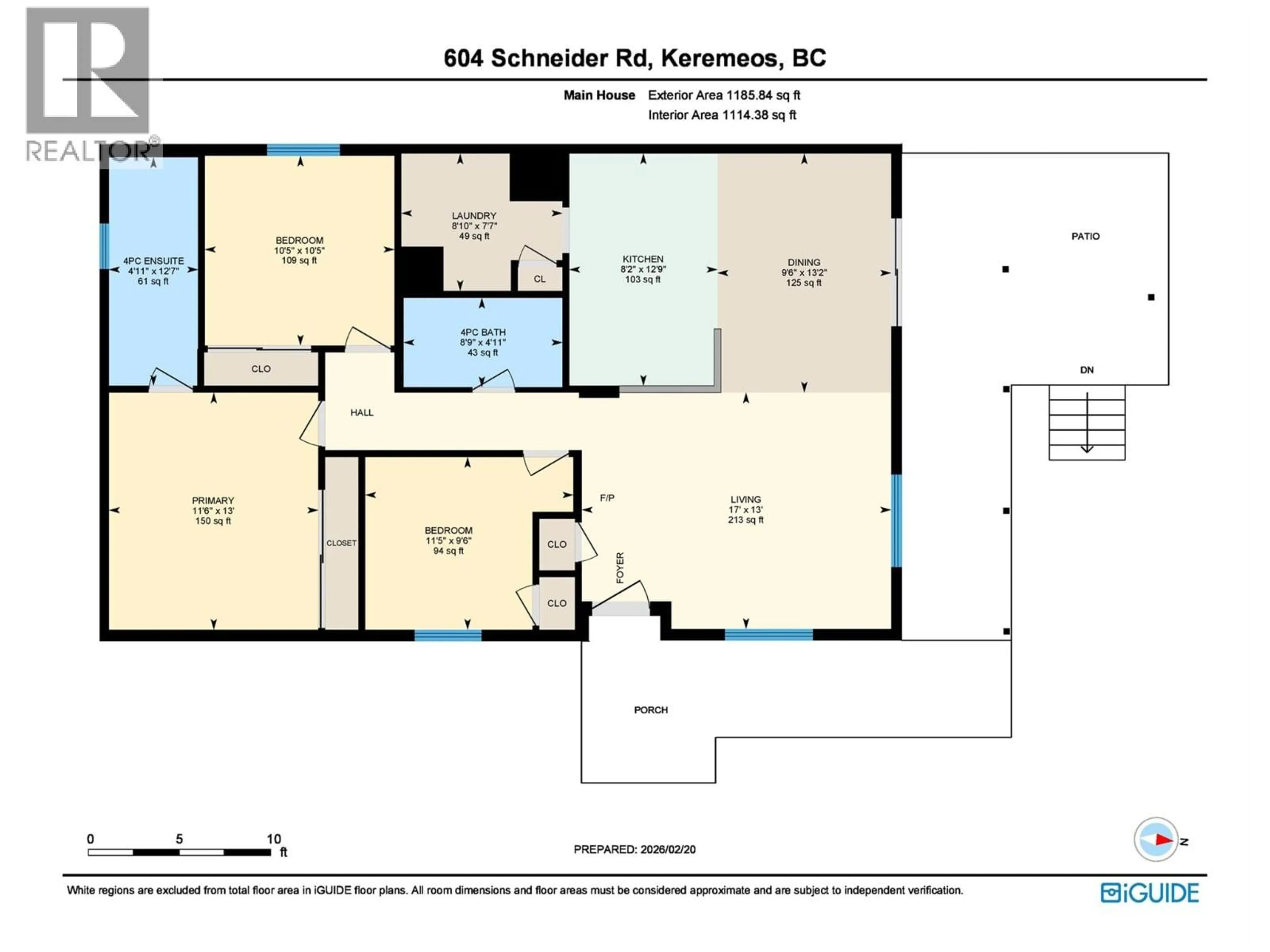 Floor plan for 604 SCHNEIDER ROAD, Keremeos British Columbia V0X1N5