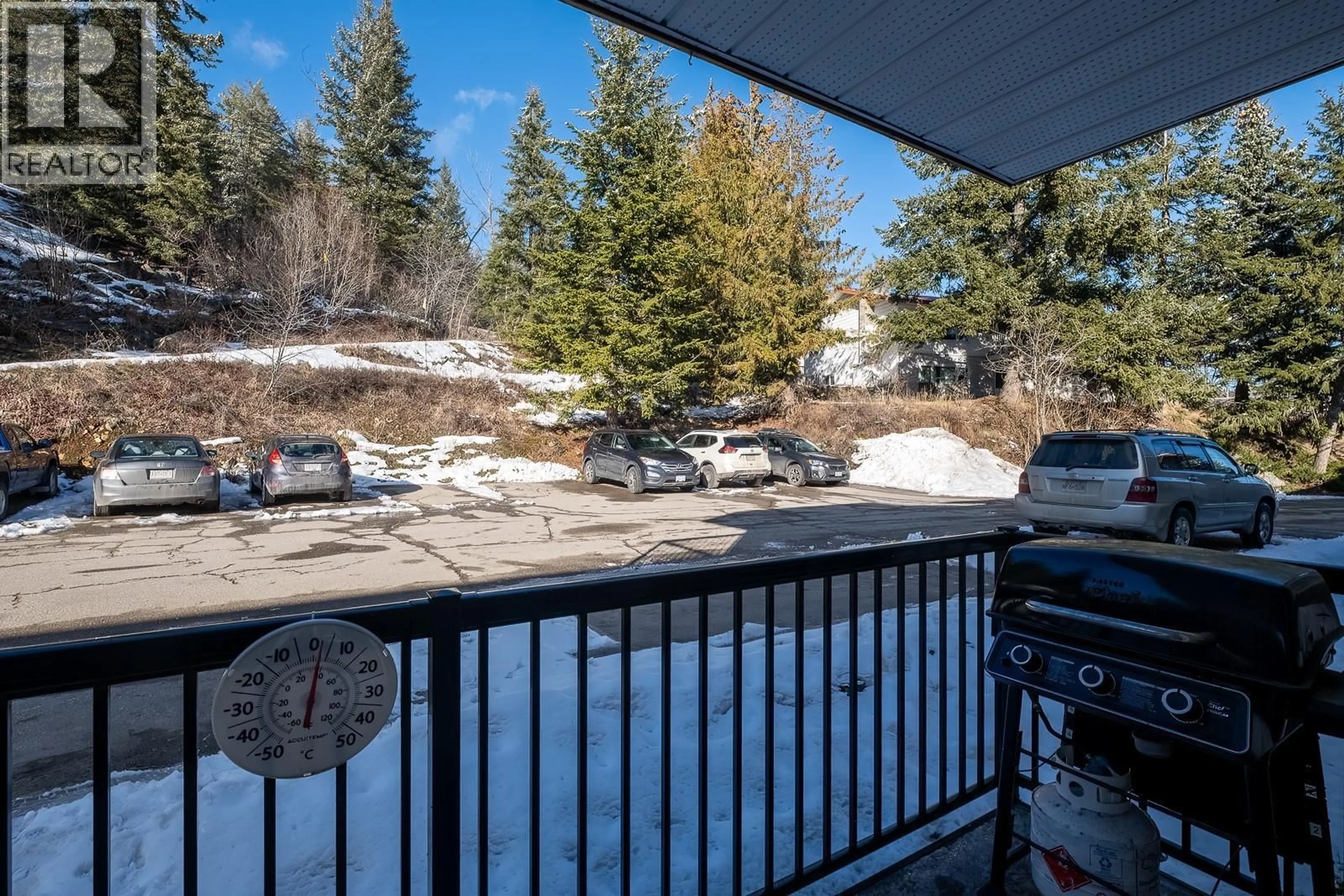 Patio, water/lake/river/ocean view for 306 - 1510 NICKELPLATE STREET, Rossland British Columbia V0G1Y0