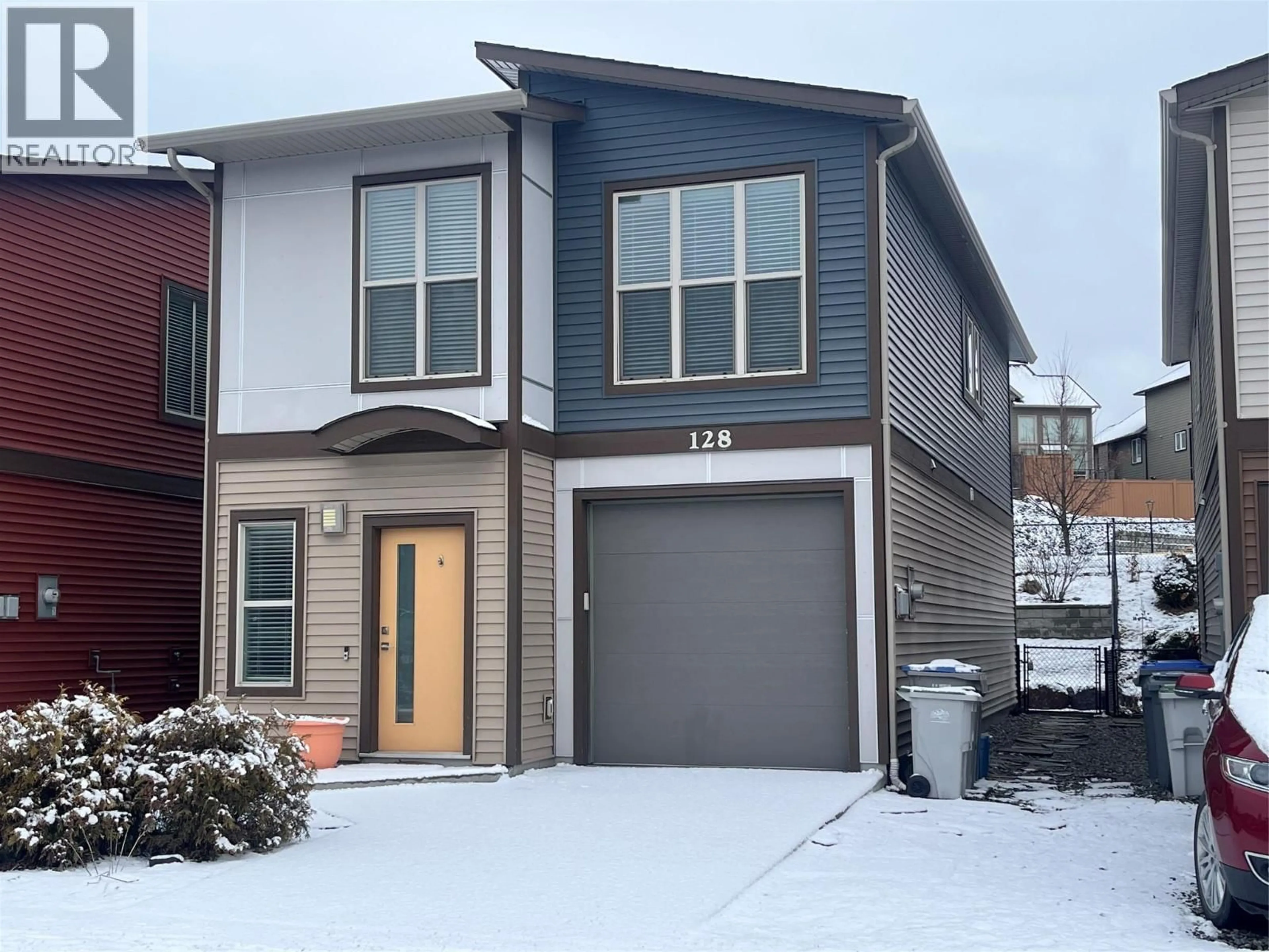 Home with vinyl exterior material, street for 128 - 1850 HUGH ALLAN DRIVE, Kamloops British Columbia V1S0C8